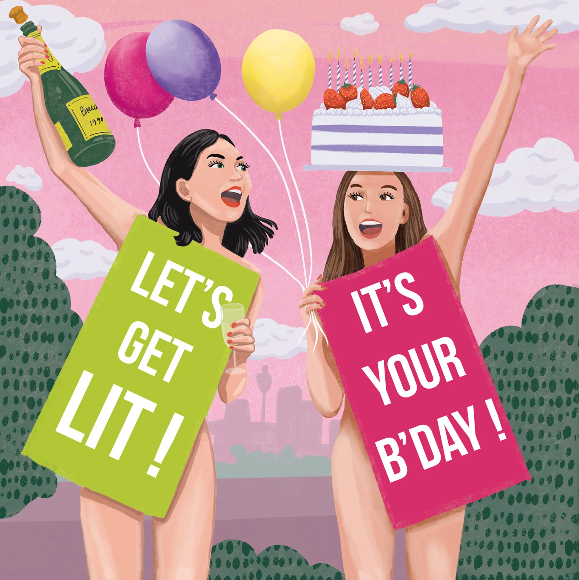 Greeting Card Let's Get Lit - Image 3