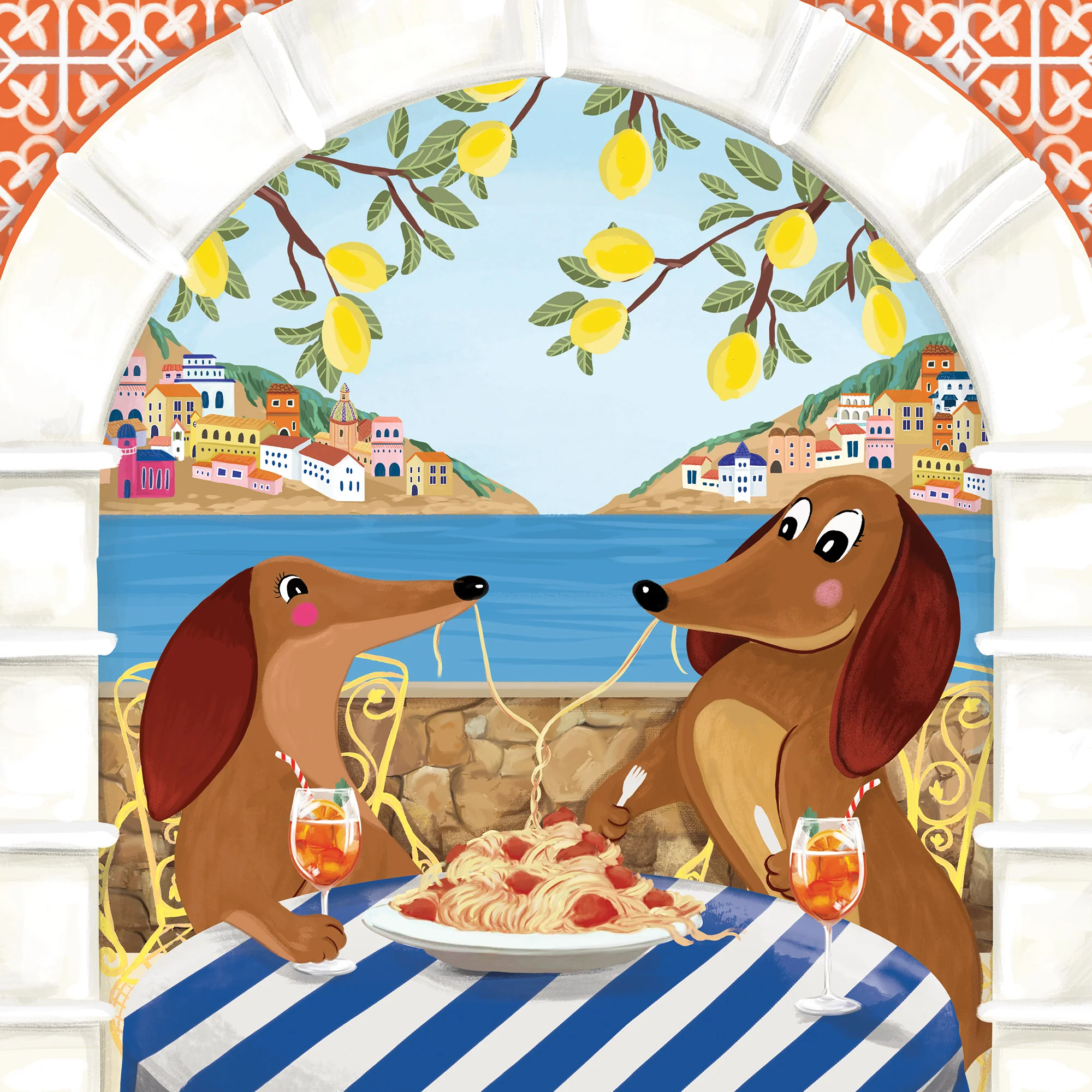 Greeting Card Love In Positano - Image 3