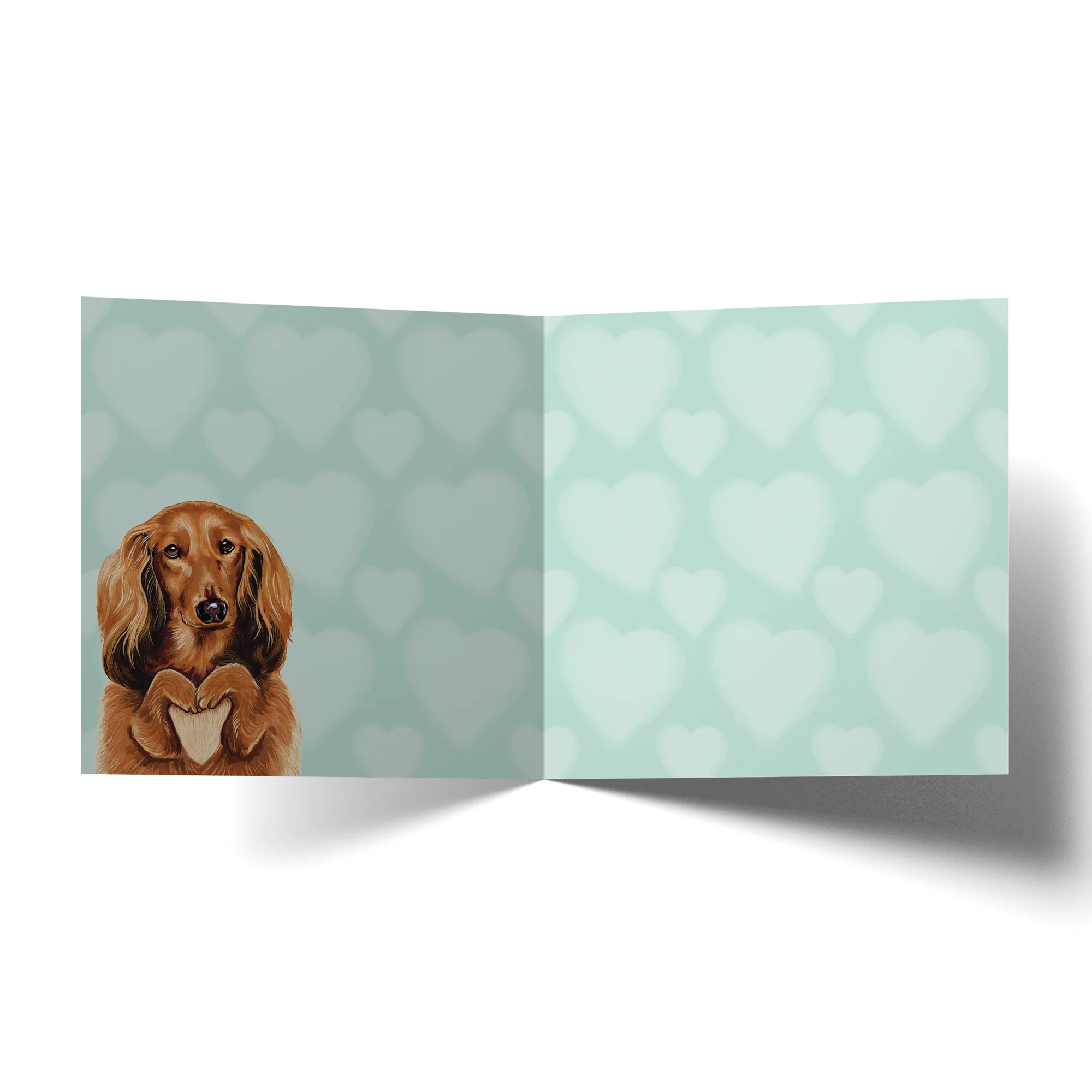 Greeting Card Loving Dachshund - Image 2