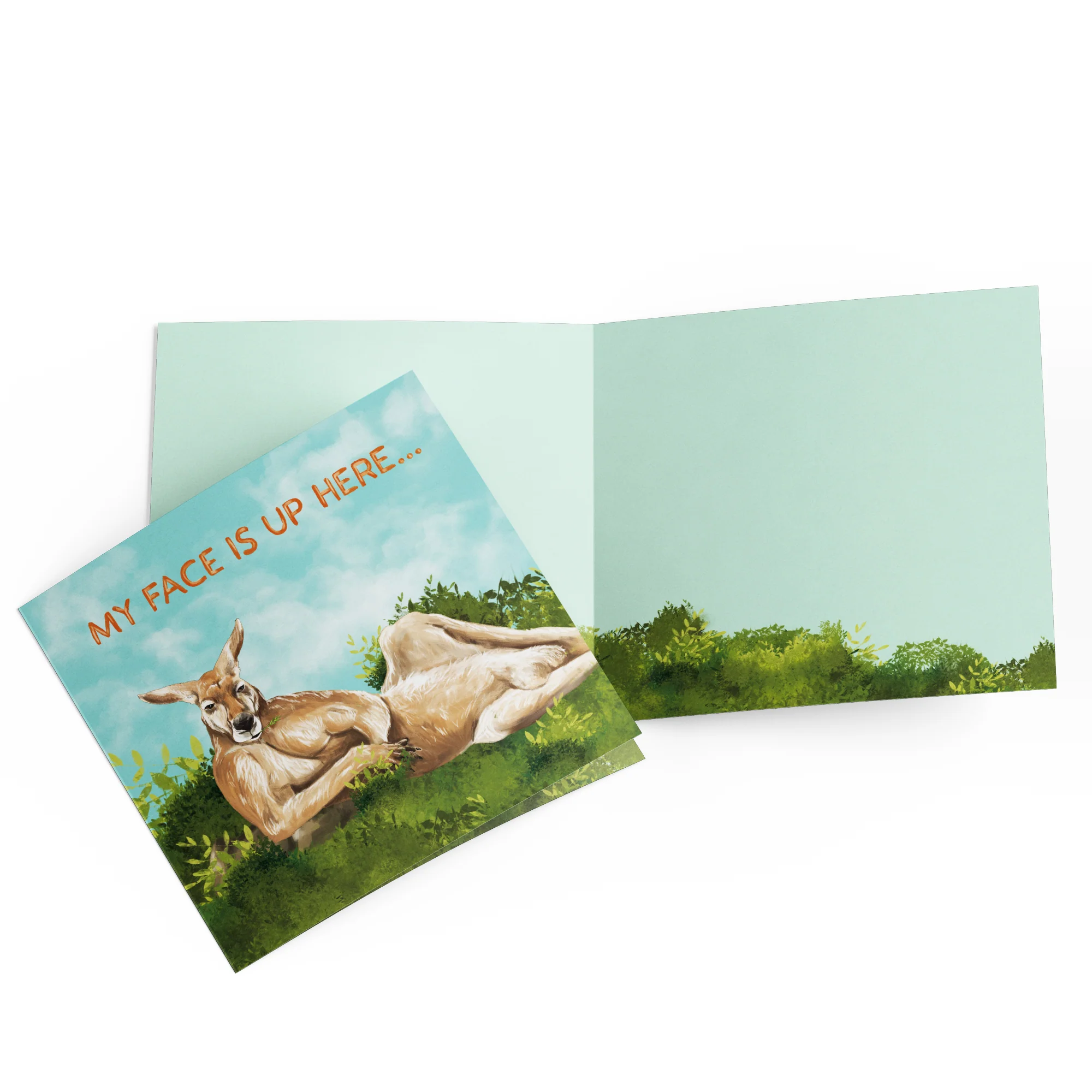 Greeting Card My Face Is Up Here - Image 3