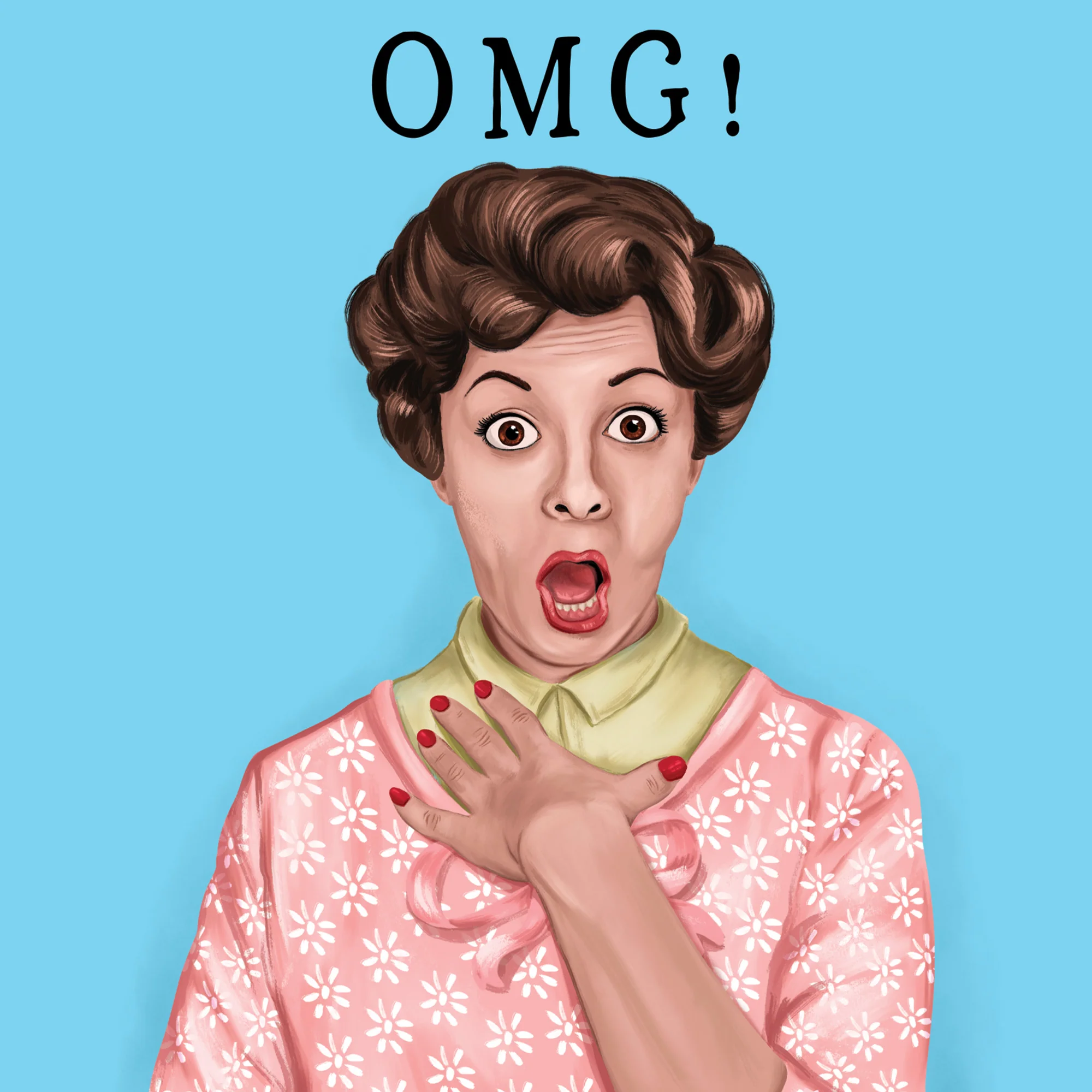 Greeting Card OMG - Image 3