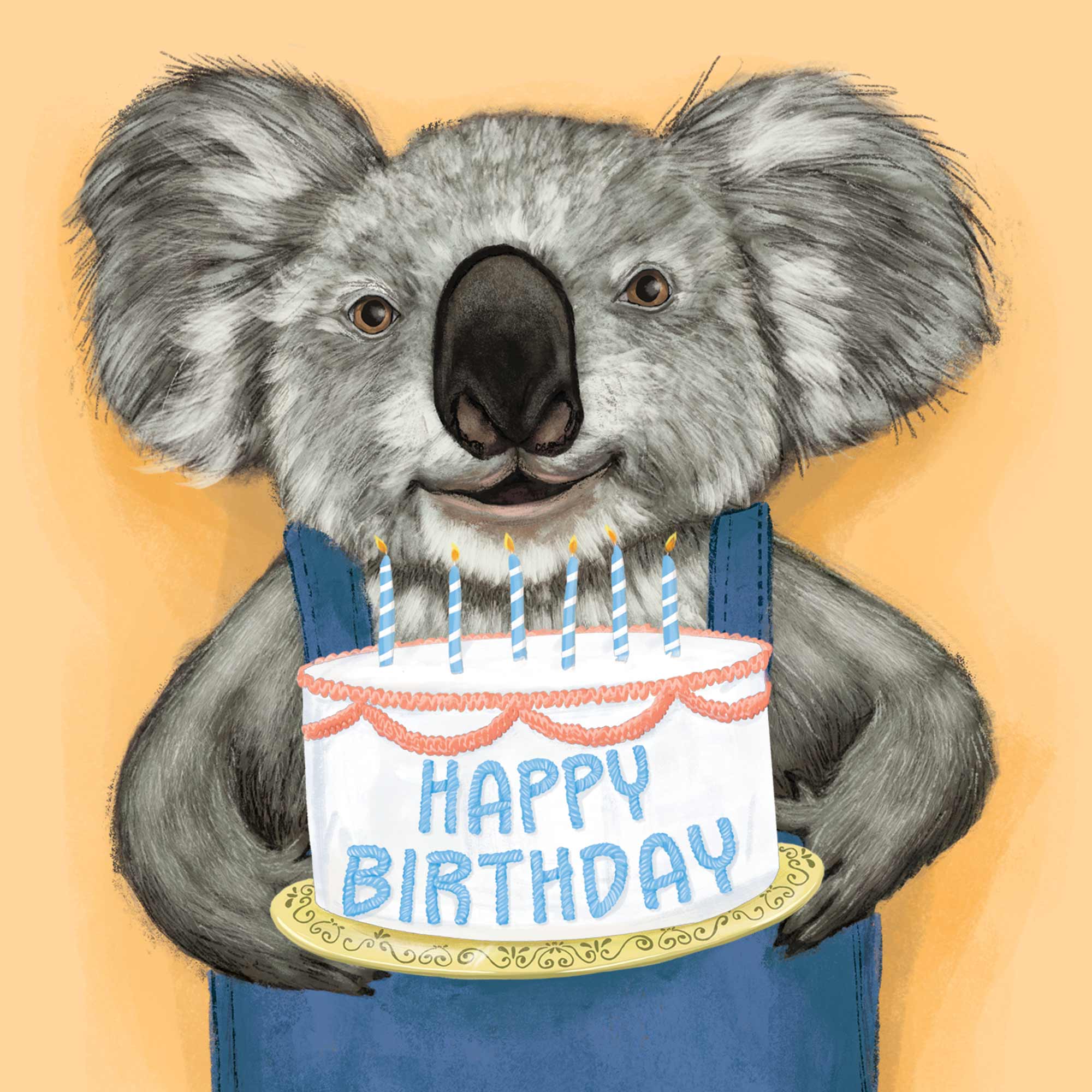 Greeting Card Overall Koala - Image 3