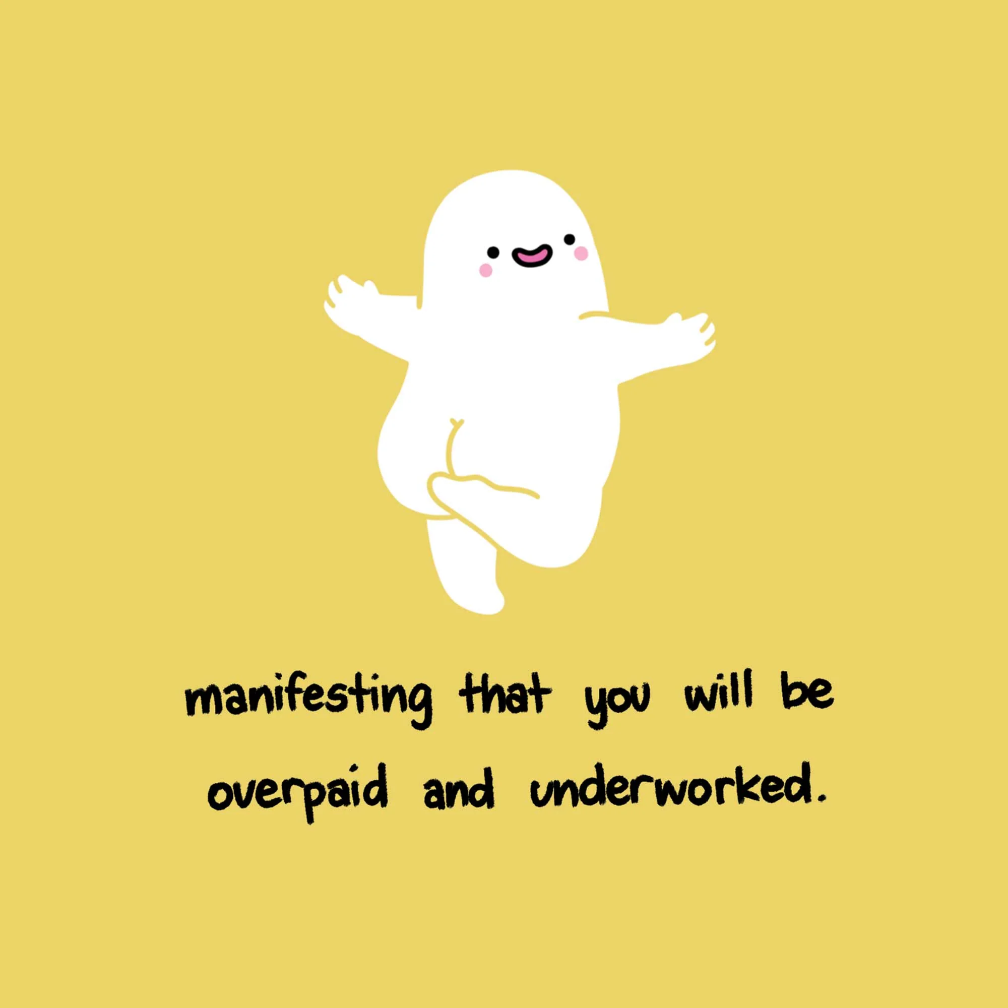 Greeting Card Overpaid And Overworked - Image 3