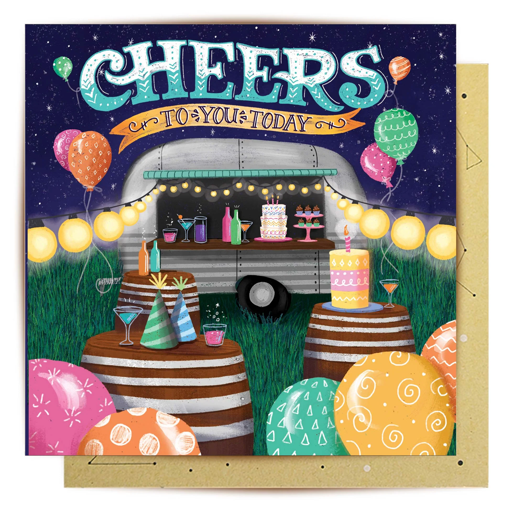 Greeting Card Party Bar