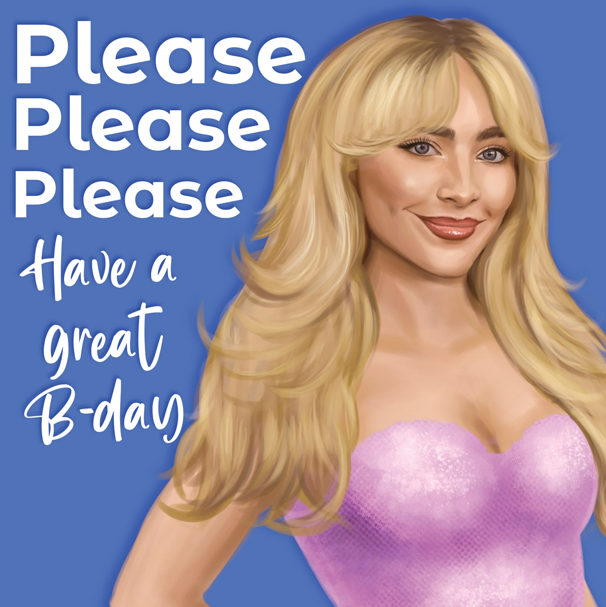 Greeting Card Please Please Please - Image 3