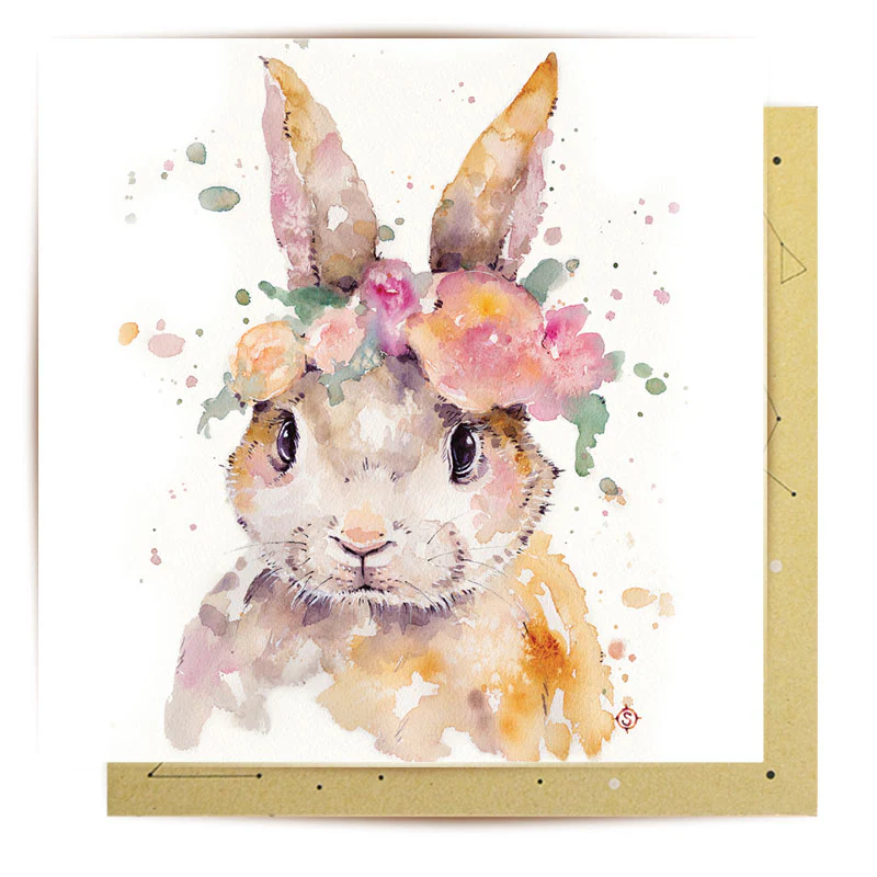 Greeting Card Pretty Bunny - Image 2