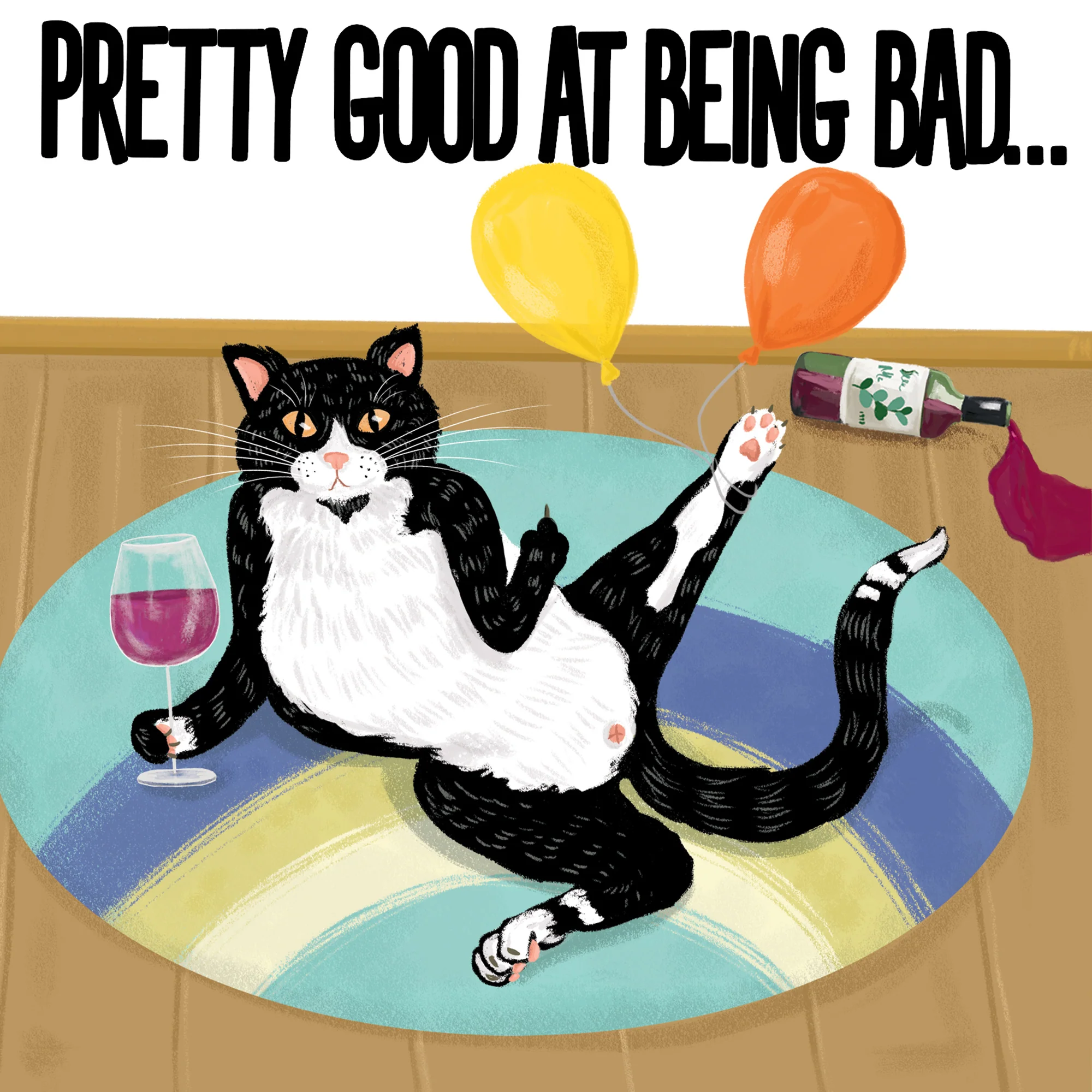 Greeting Card Pretty Good At Being Bad - Image 3