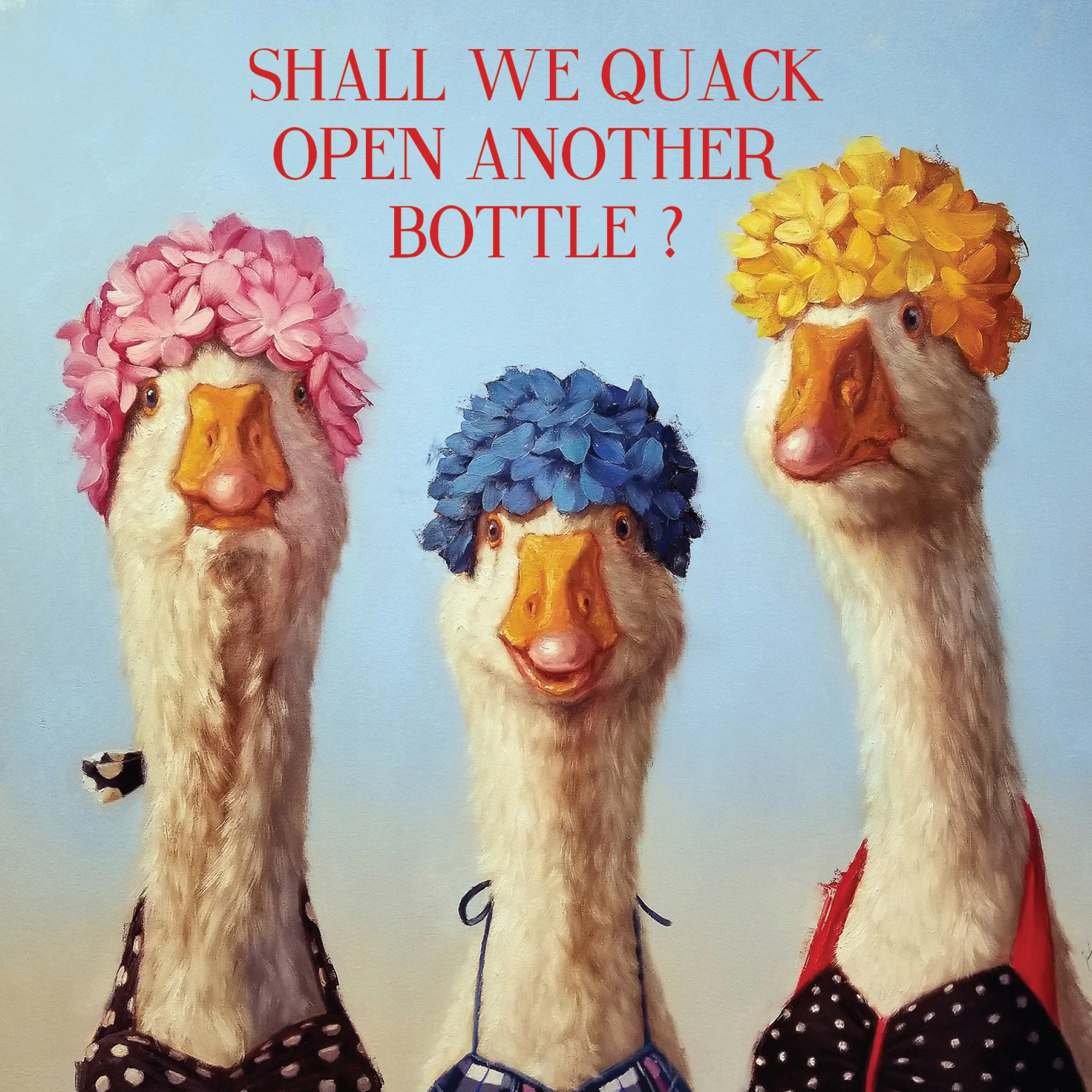 Greeting Card Quack Open A Bottle - Image 3