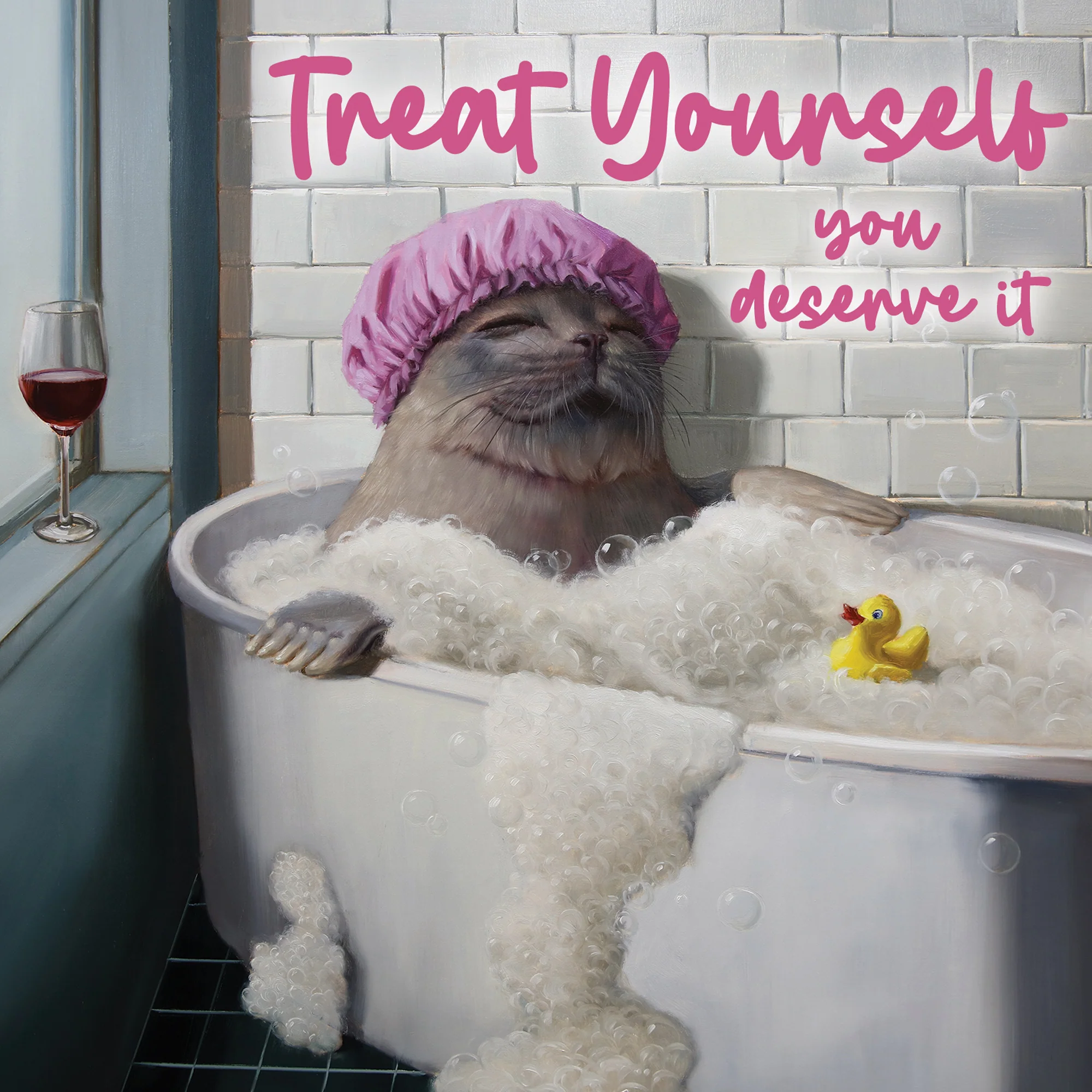 Greeting Card Relaxing Bubble Bath - Image 3