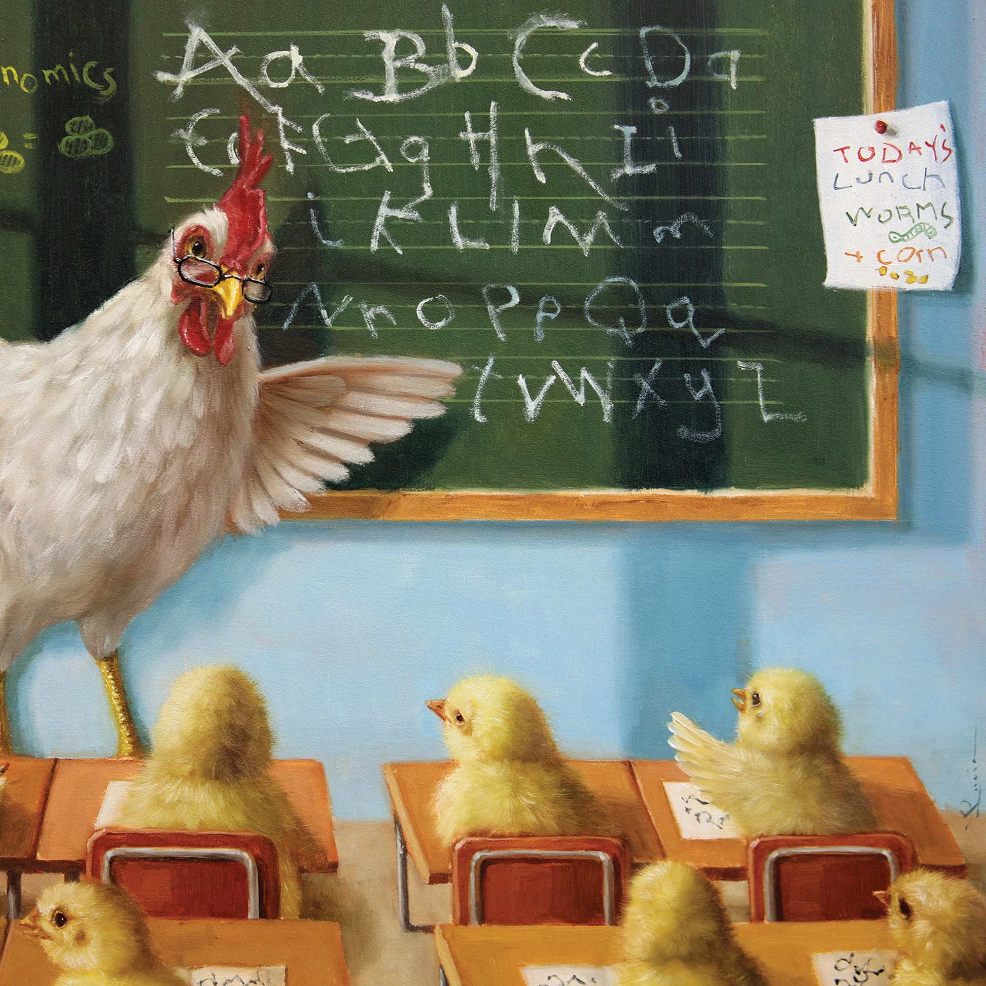 Greeting Card Rooster Teacher - Image 2