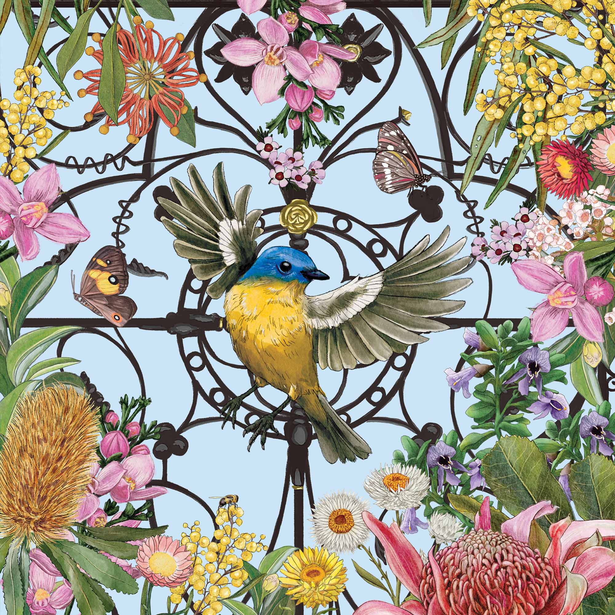 Greeting Card Royal Botanic Gardens Victoria Bird - Image 3