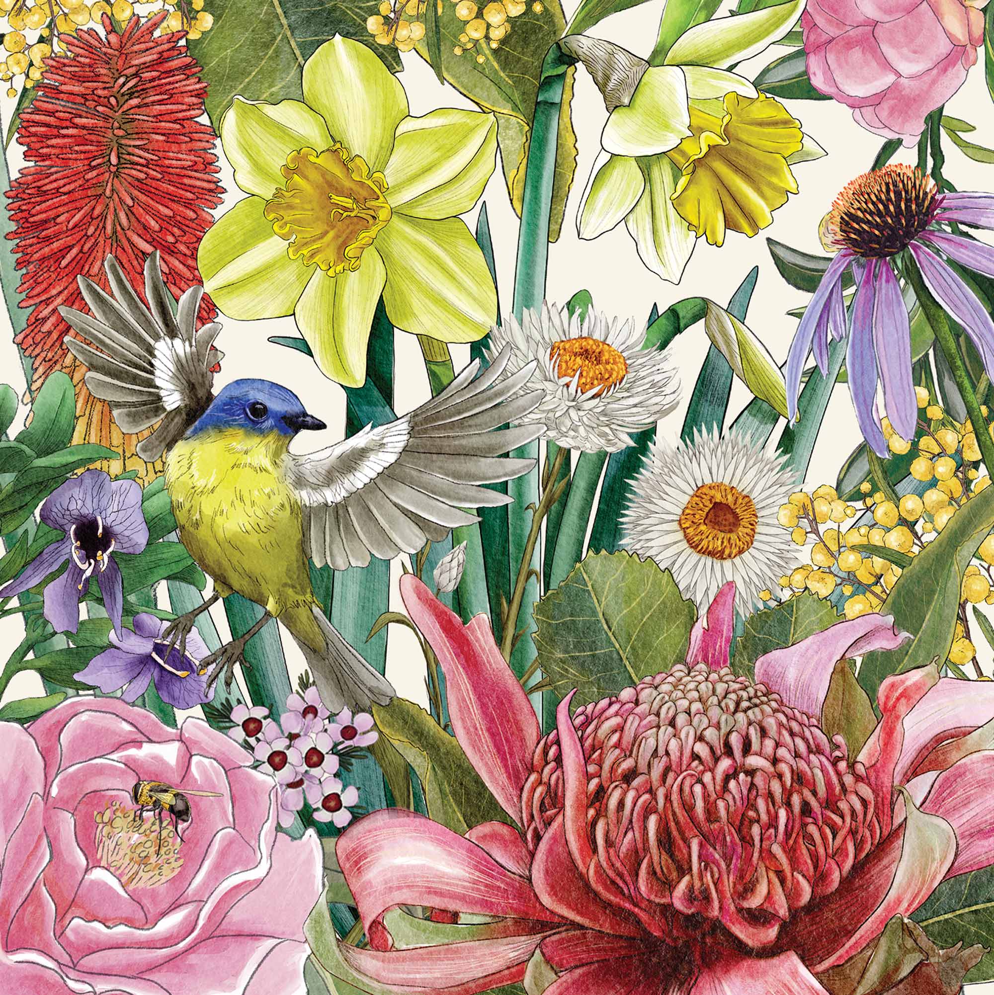 Greeting Card Royal Botanic Gardens Victoria Florals - Image 3