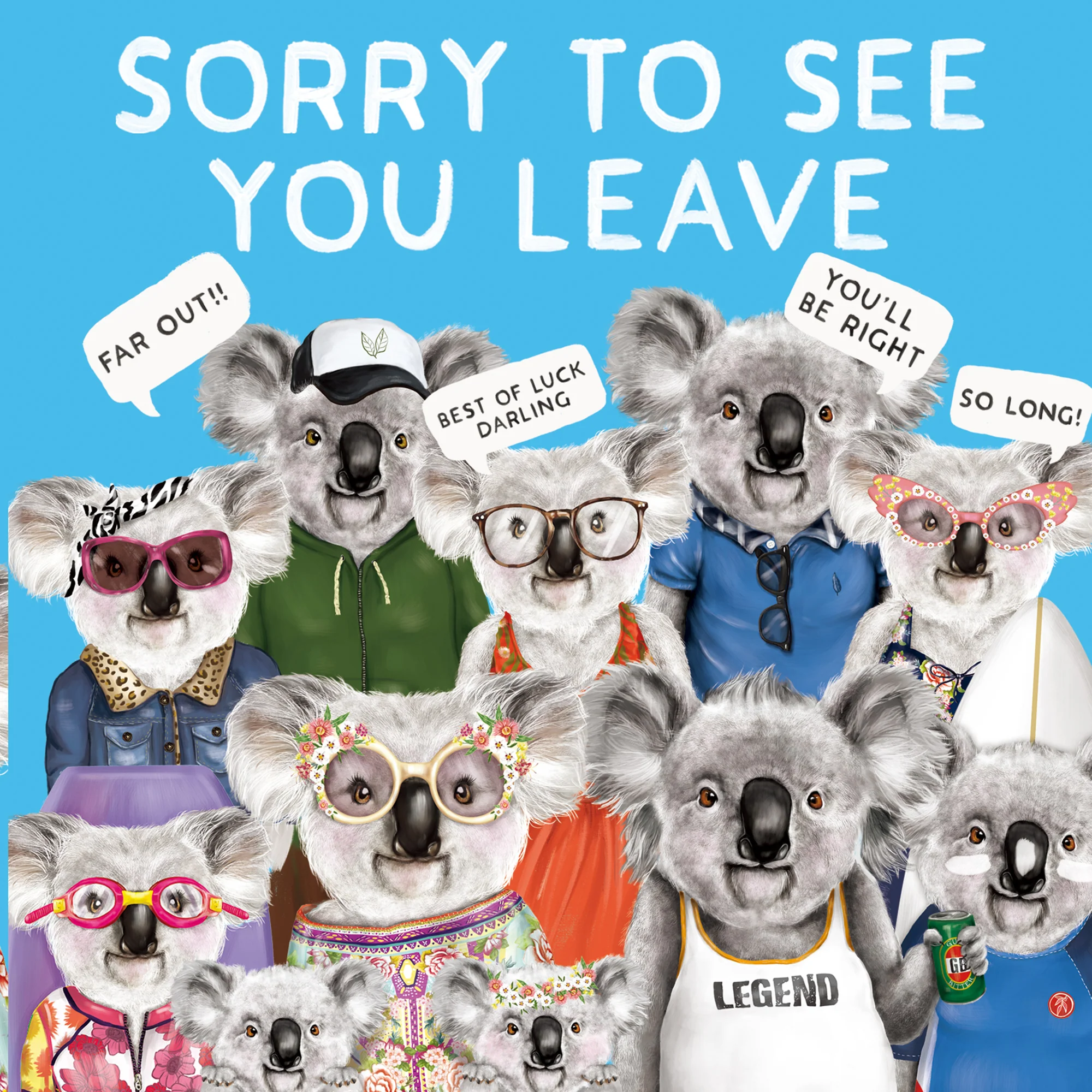 Greeting Card Sorry To See You Leave - Image 2