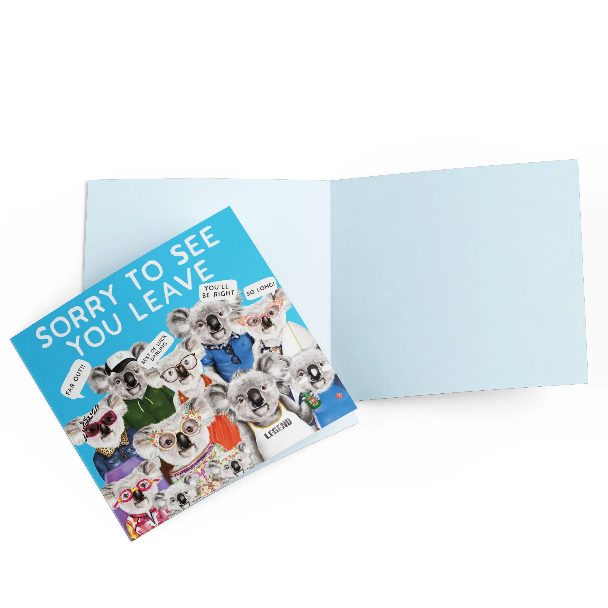 Greeting Card Sorry To See You Leave - Image 3