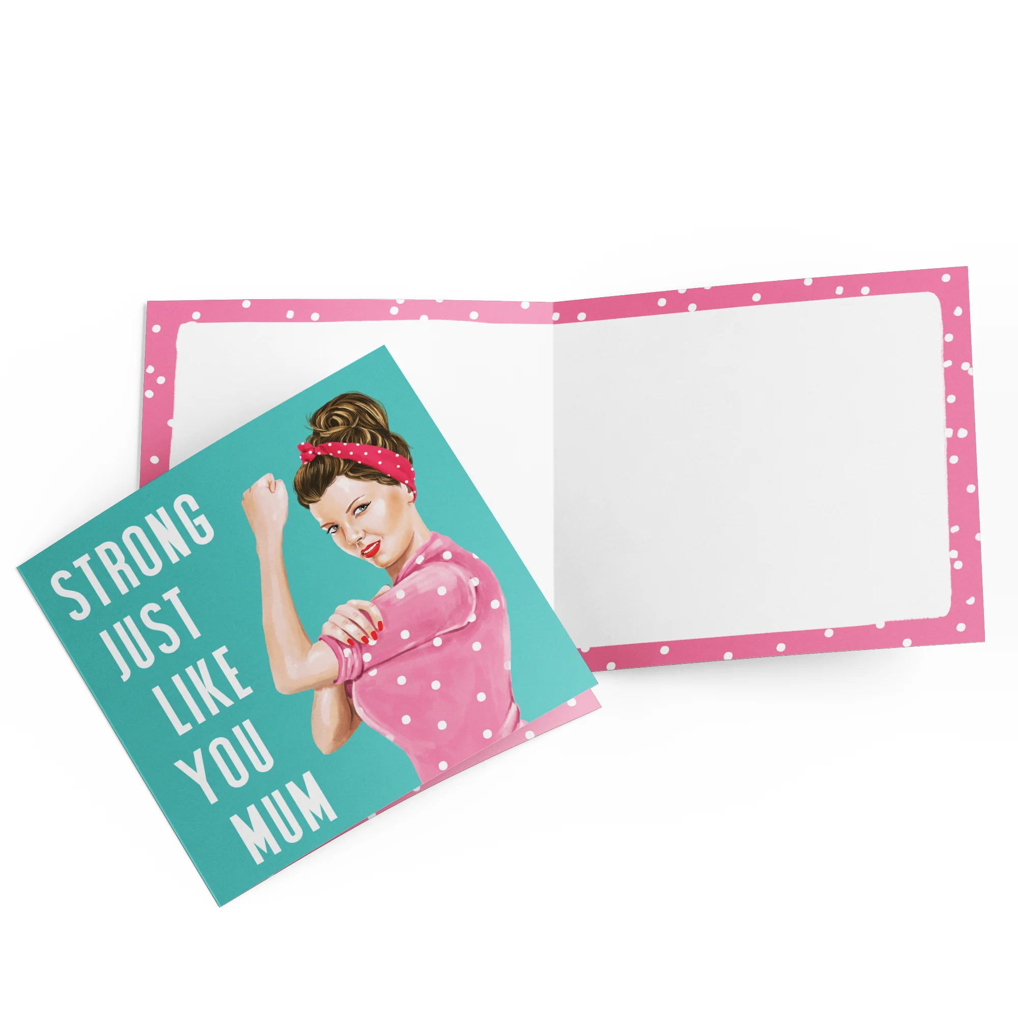 Greeting Card Strong Like Mum - Image 2