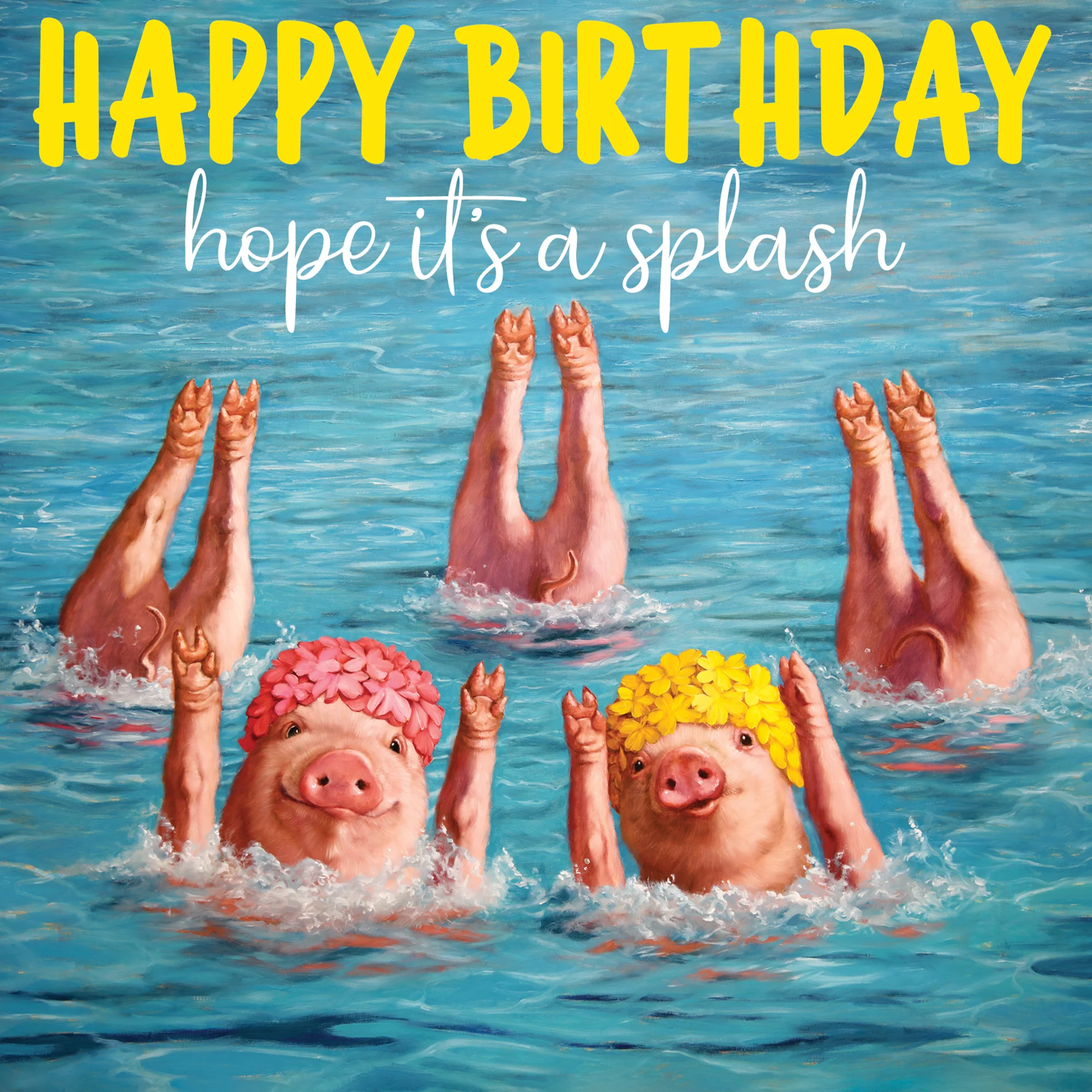 Greeting Card Synchronized Swimmers - Image 3