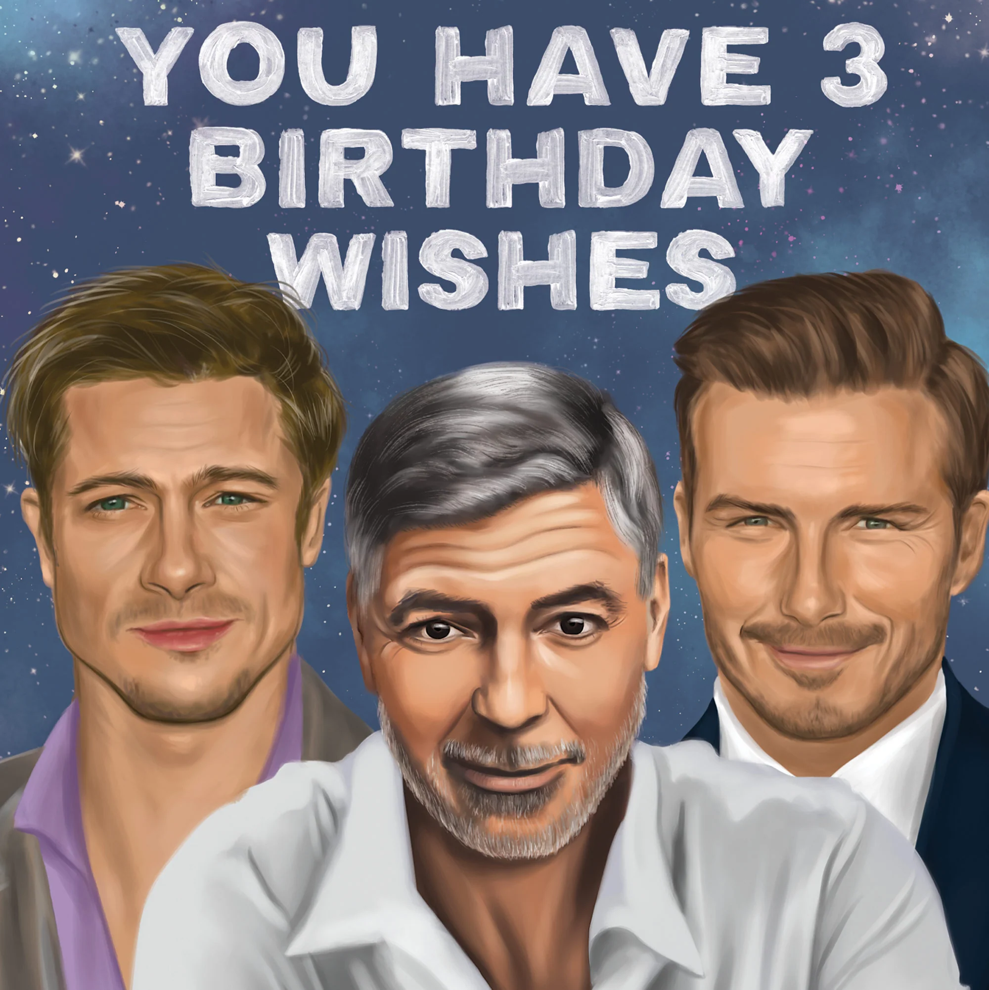 Greeting Card Three Birthday Wishes - Image 3