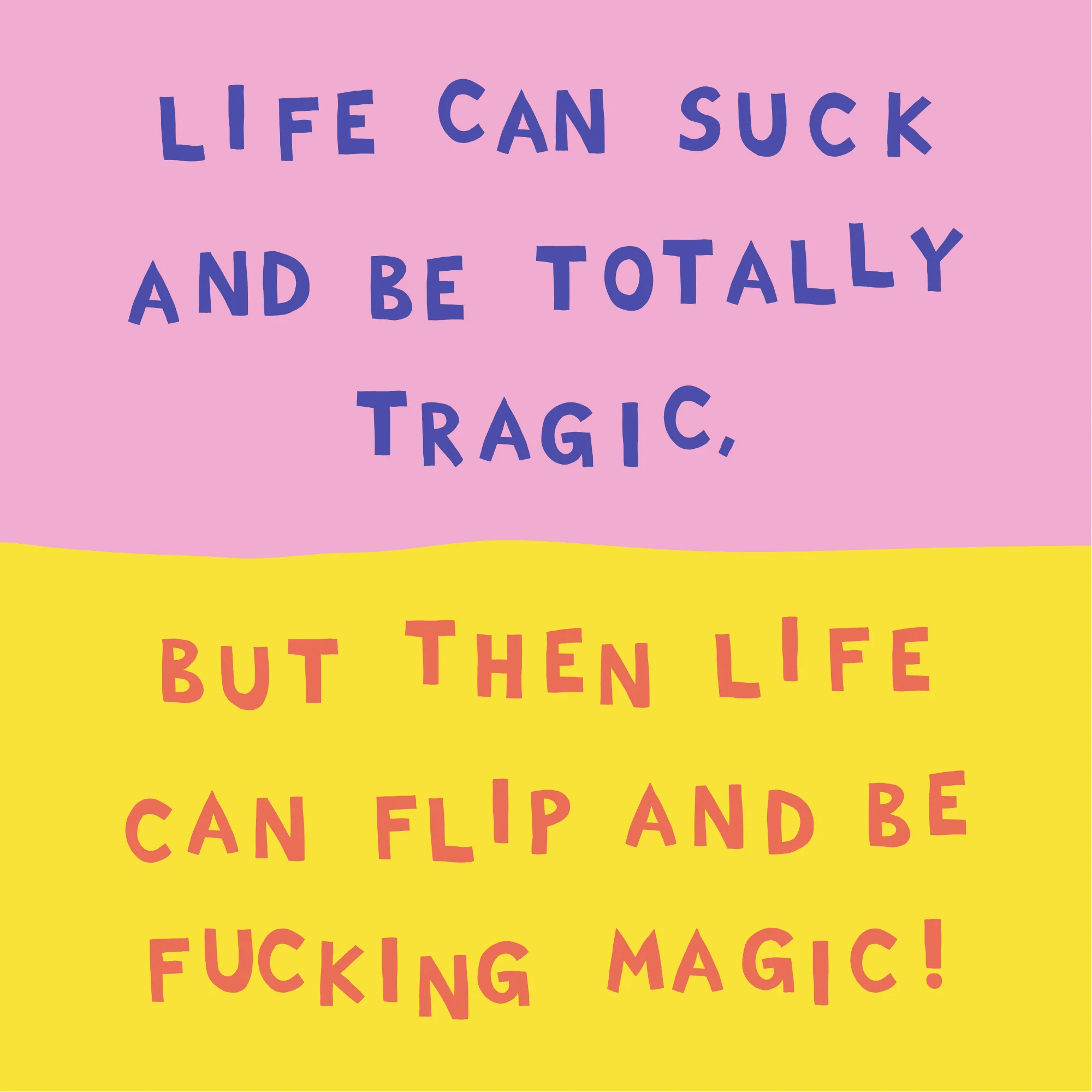 Greeting Card Totally Tragic / Fucking Magic - Image 3
