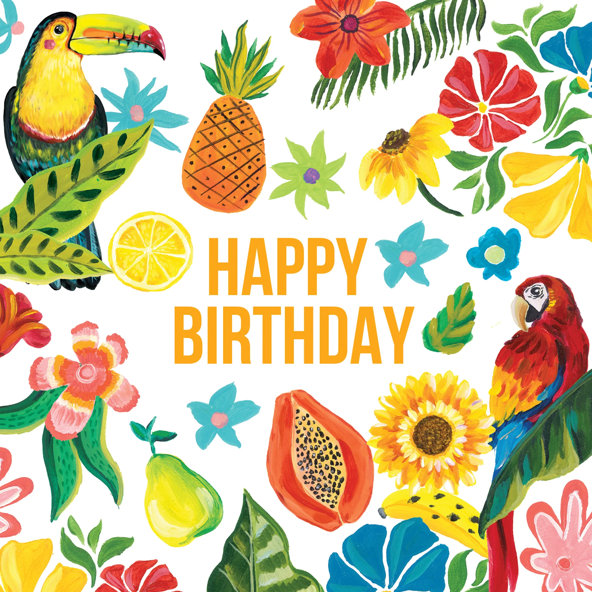 Greeting Card Tropical Birthday - Image 3