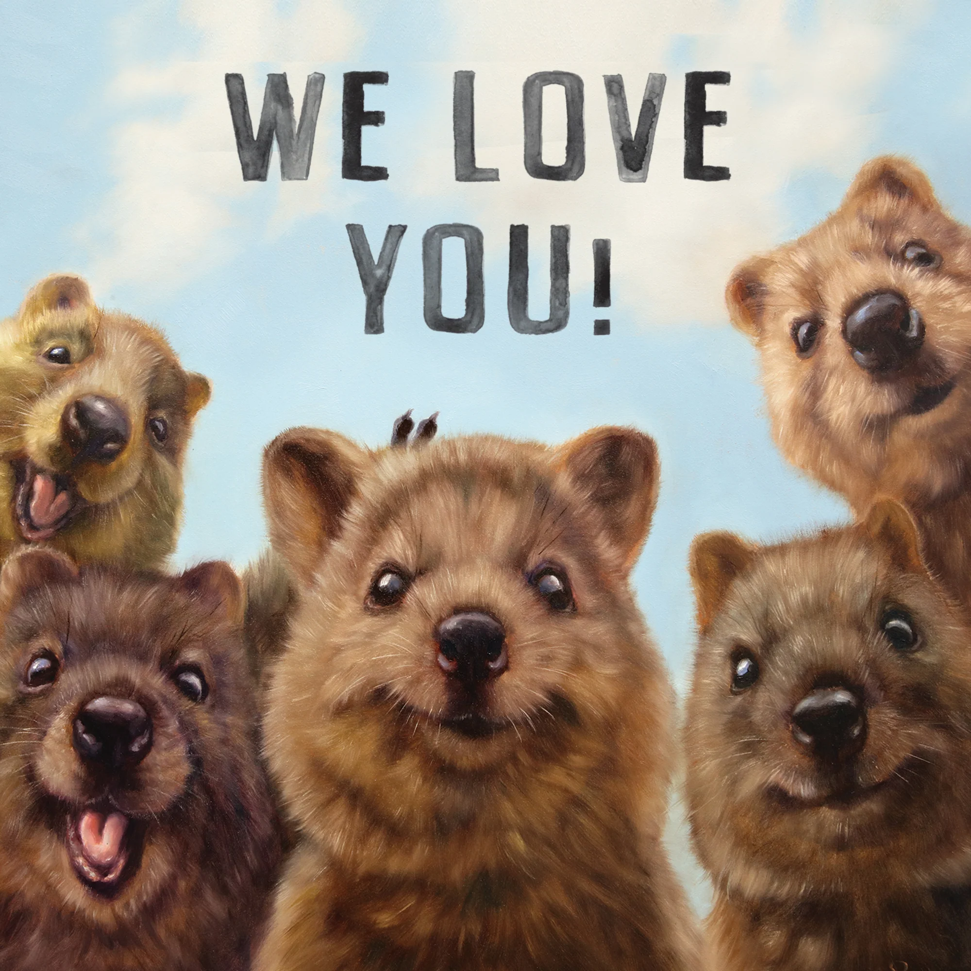 Greeting Card We Love You Quokkas - Image 2