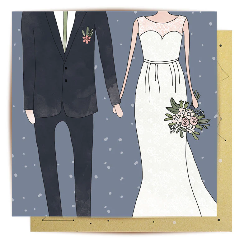 Greeting Card Wedding Couple - Image 2