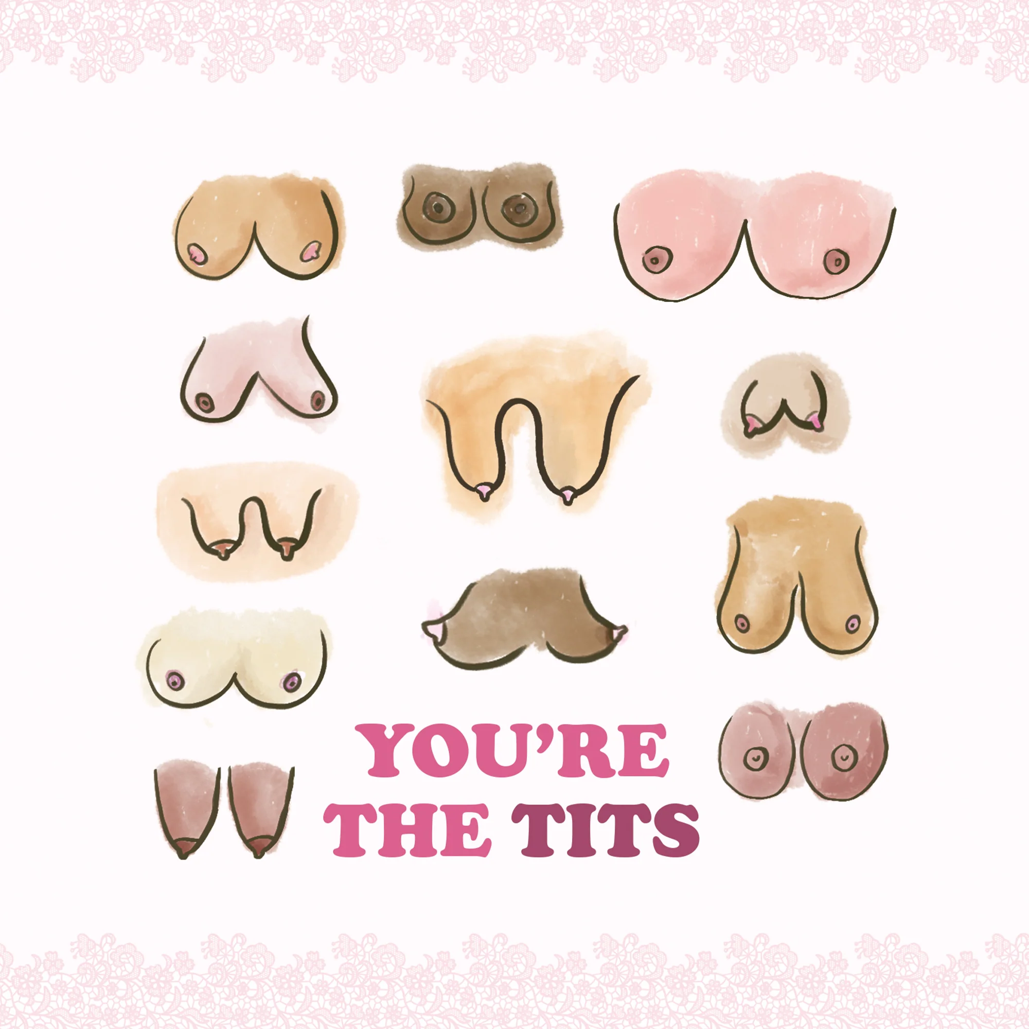 Greeting Card You Are The Tits - Image 3