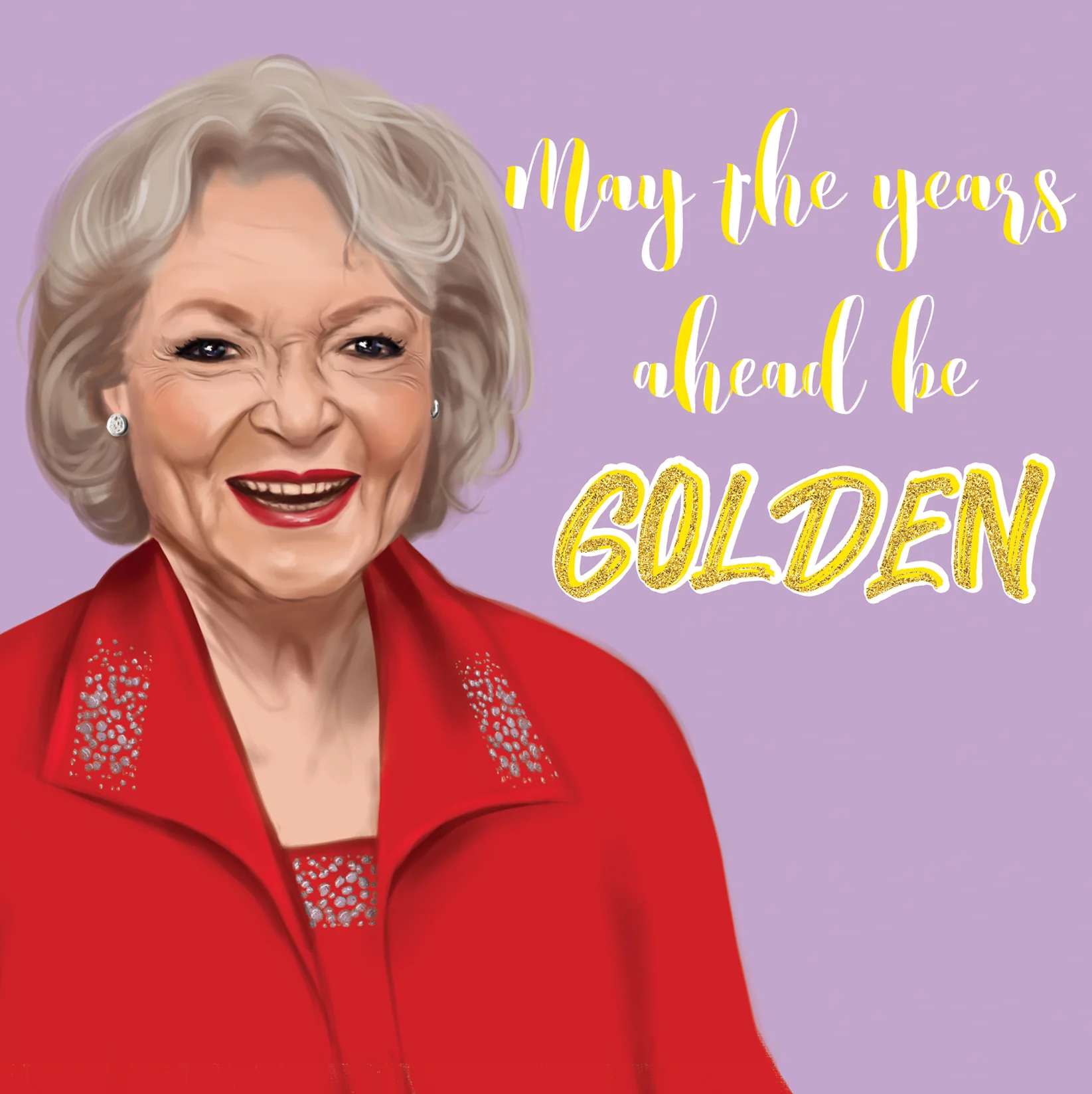 Greeting Card Golden Girl - Image 3