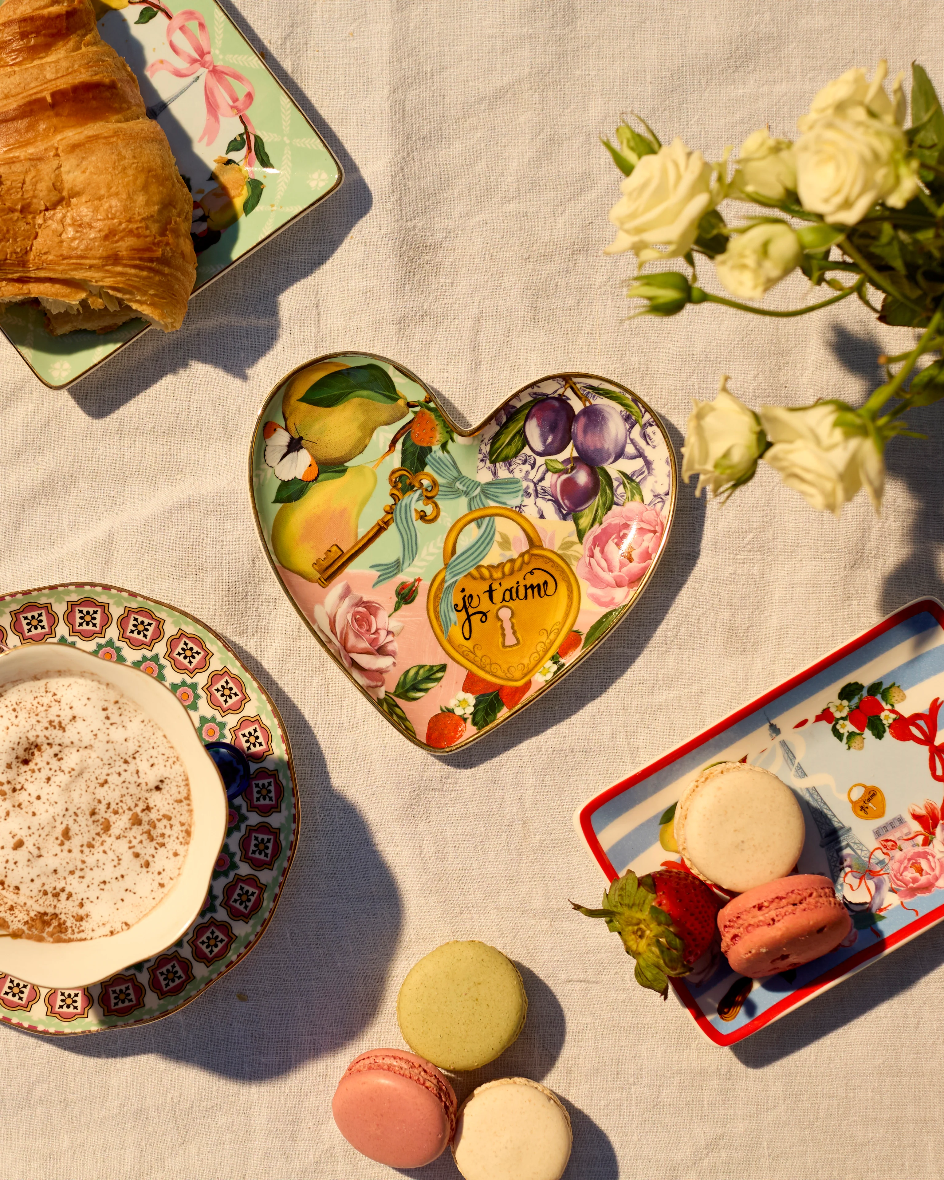 Heart Shape Trinket Tray Je t'aime Paris - Image 2