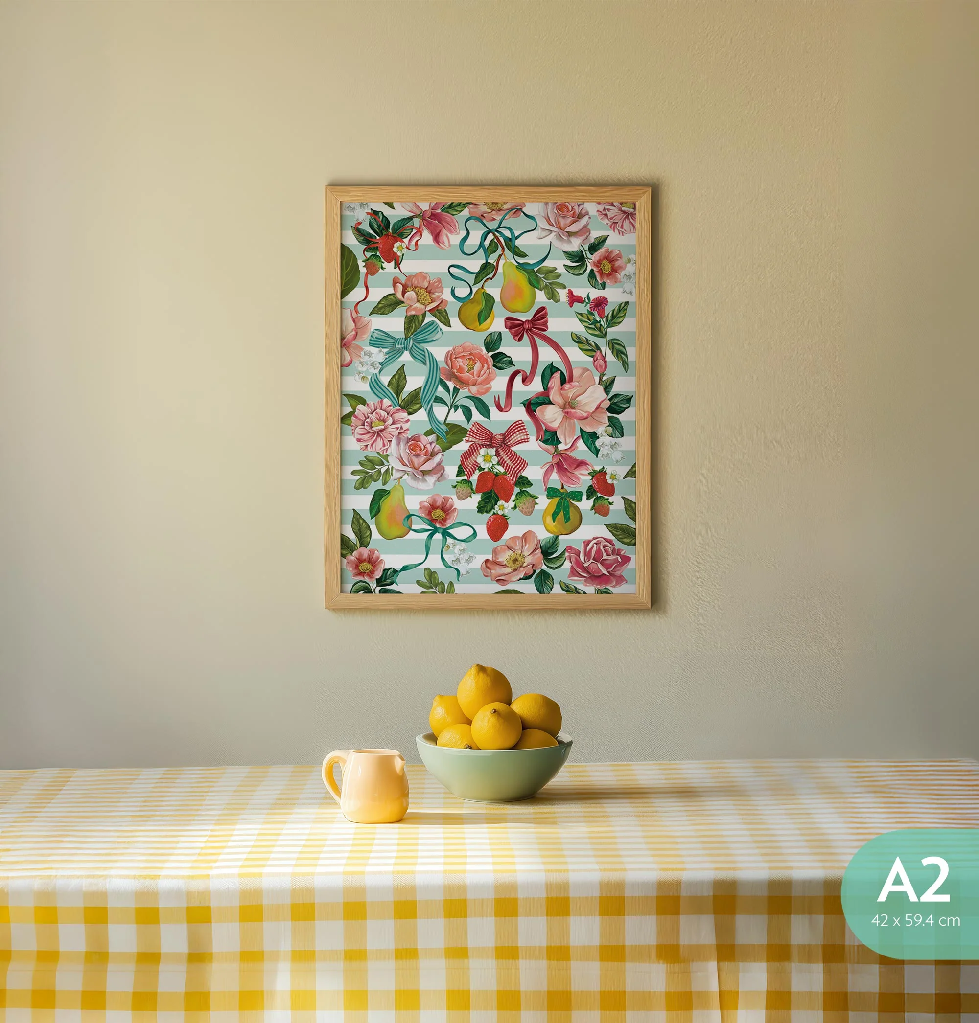 Art Print Je T'aime Paris Pattern - Image 2