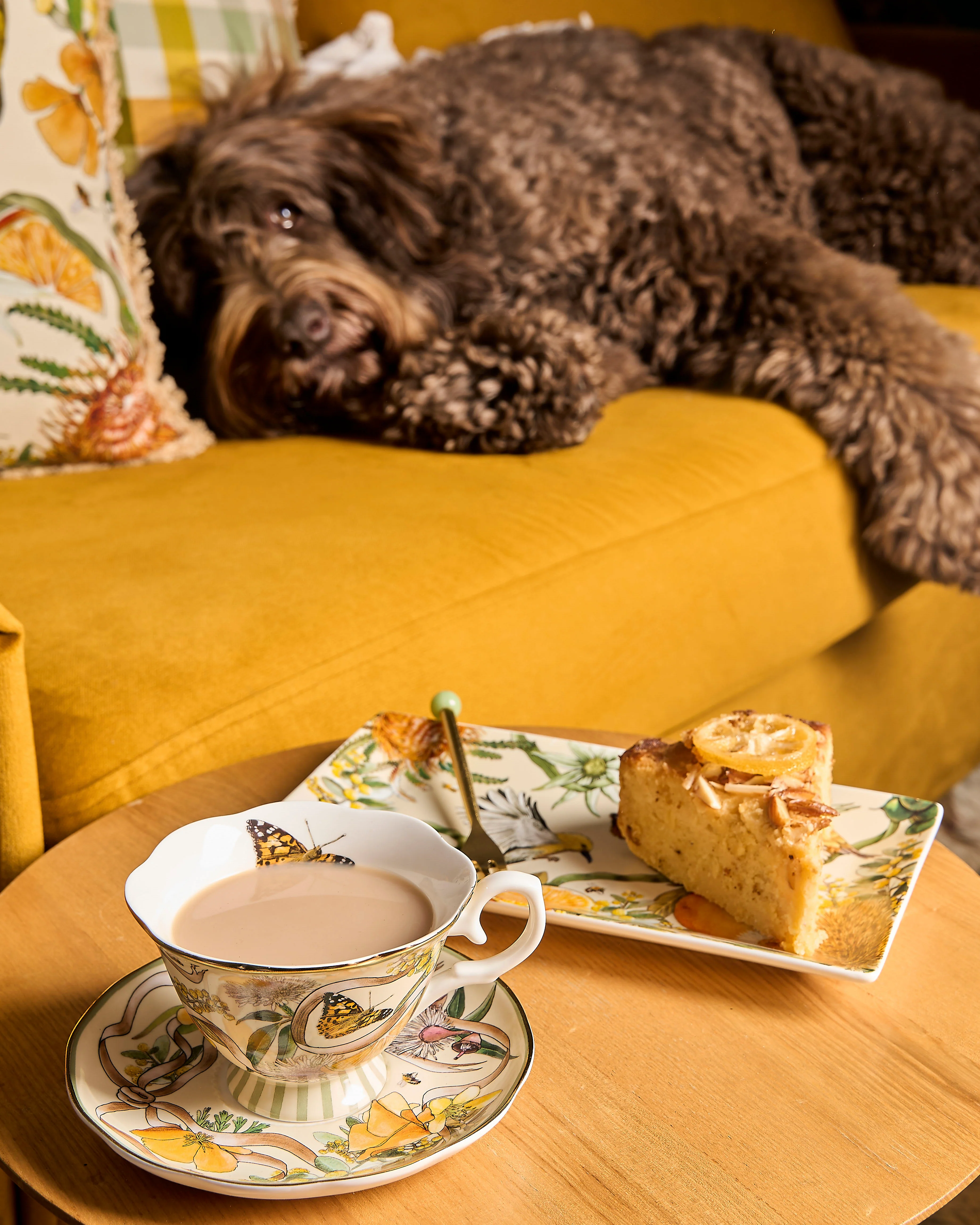 Large Ceramic Tray Golden Hour - Image 2