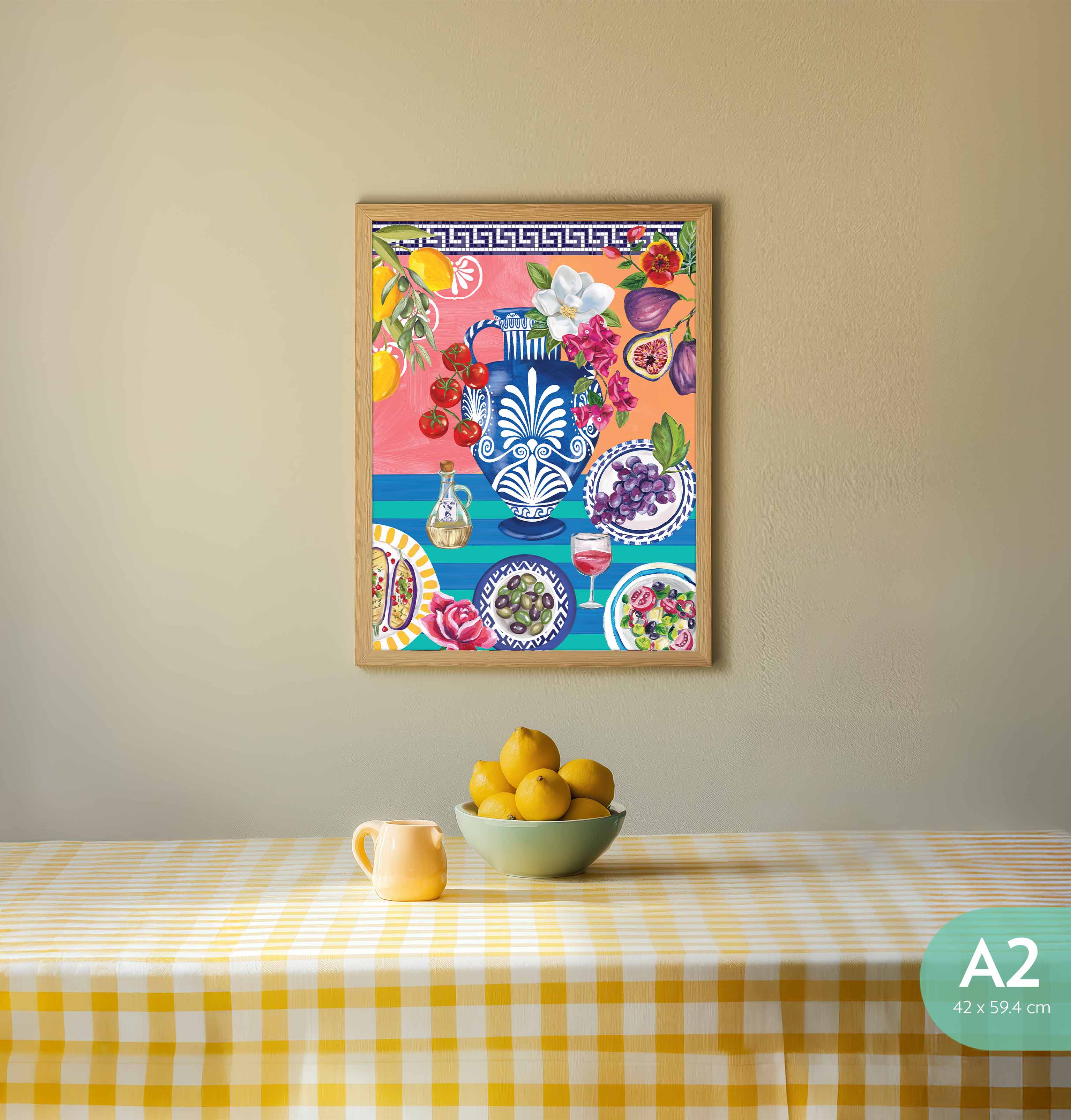 Art Print Mediterrarean Summer - Image 2