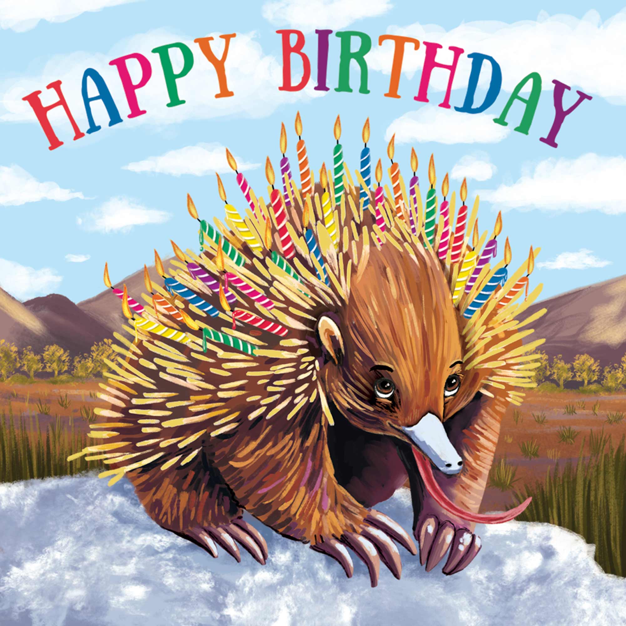 Mini Card Echidna Candles - Image 2