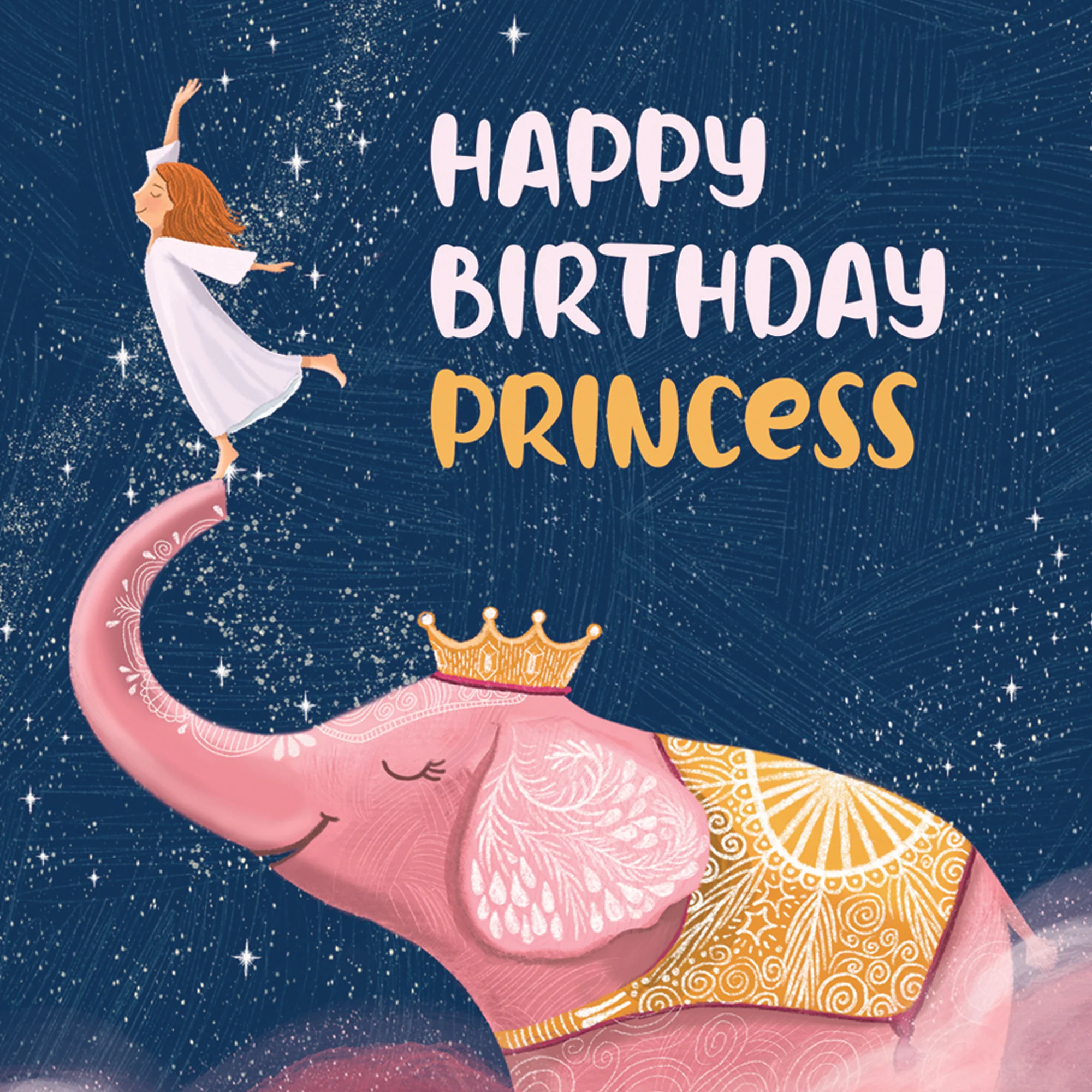 Mini Card Princess and the Elephant - Image 2