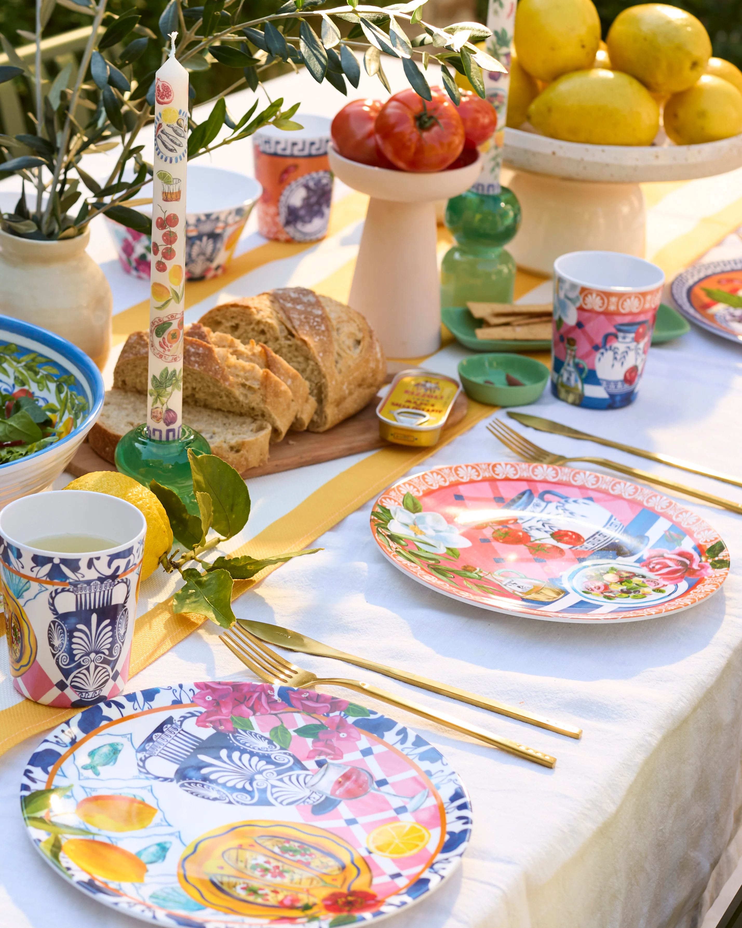 Plate Set Mediterranean Summer - Image 2