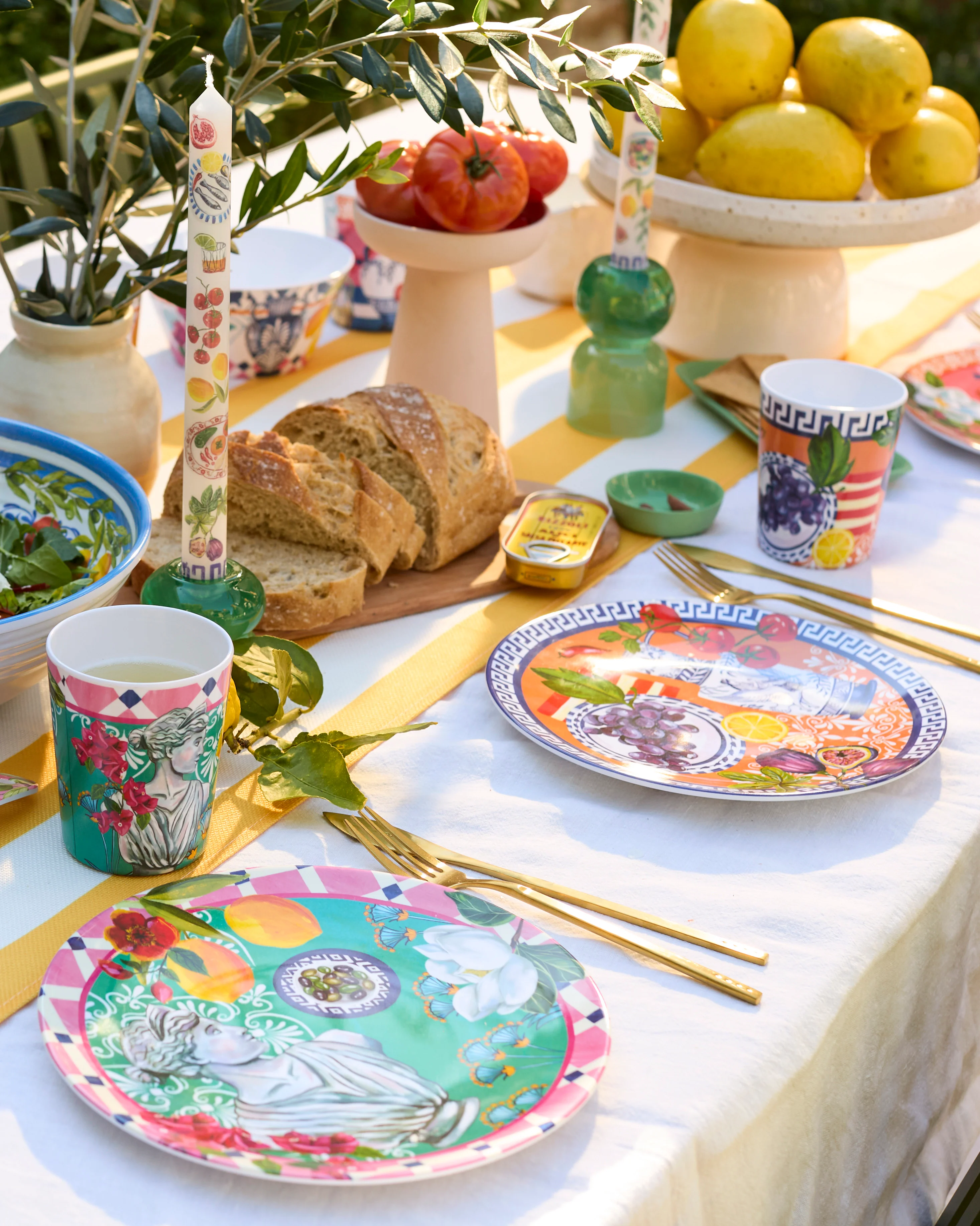 Plate Set Mediterranean Summer - Image 3