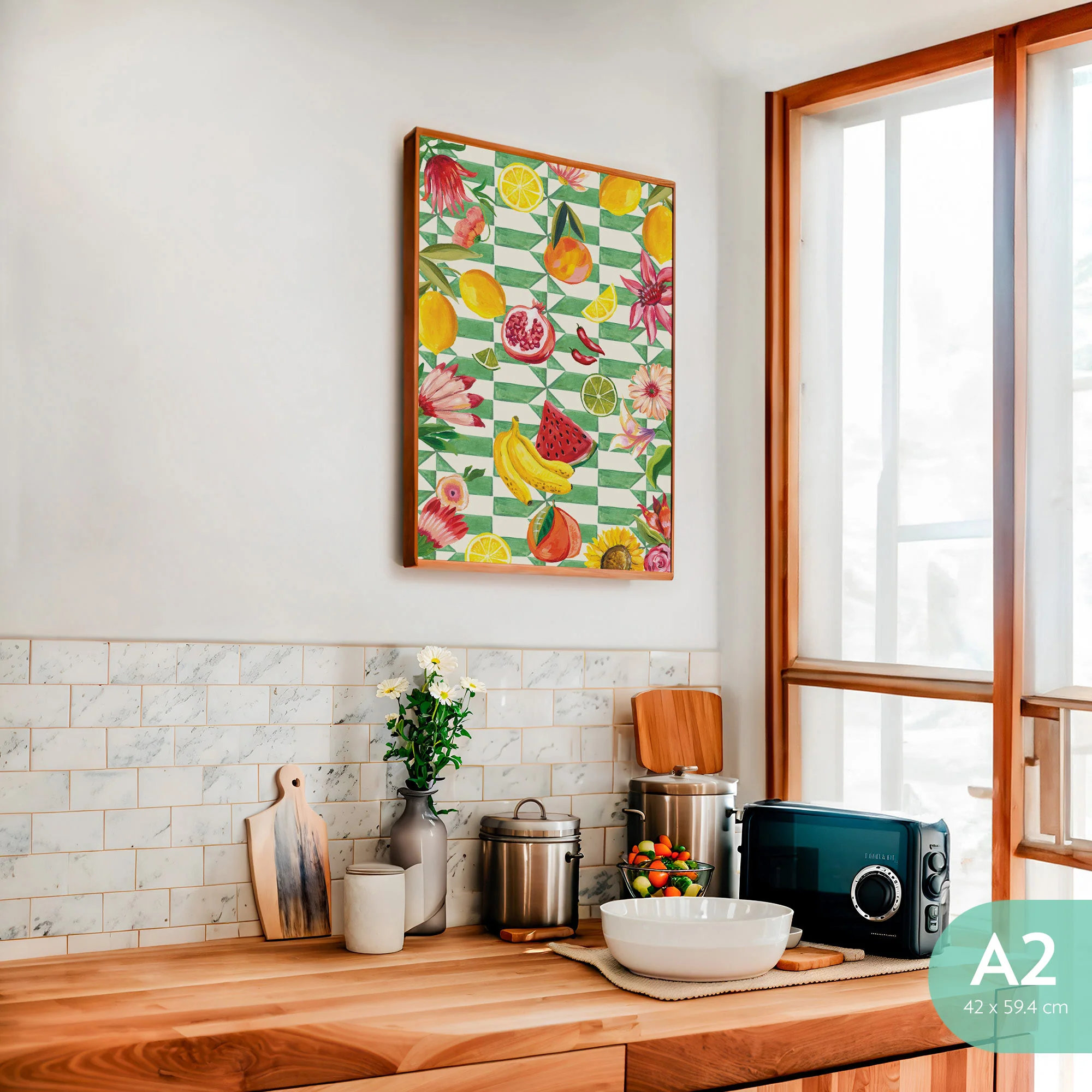 Art Print Life in Colour Pattern - Image 3