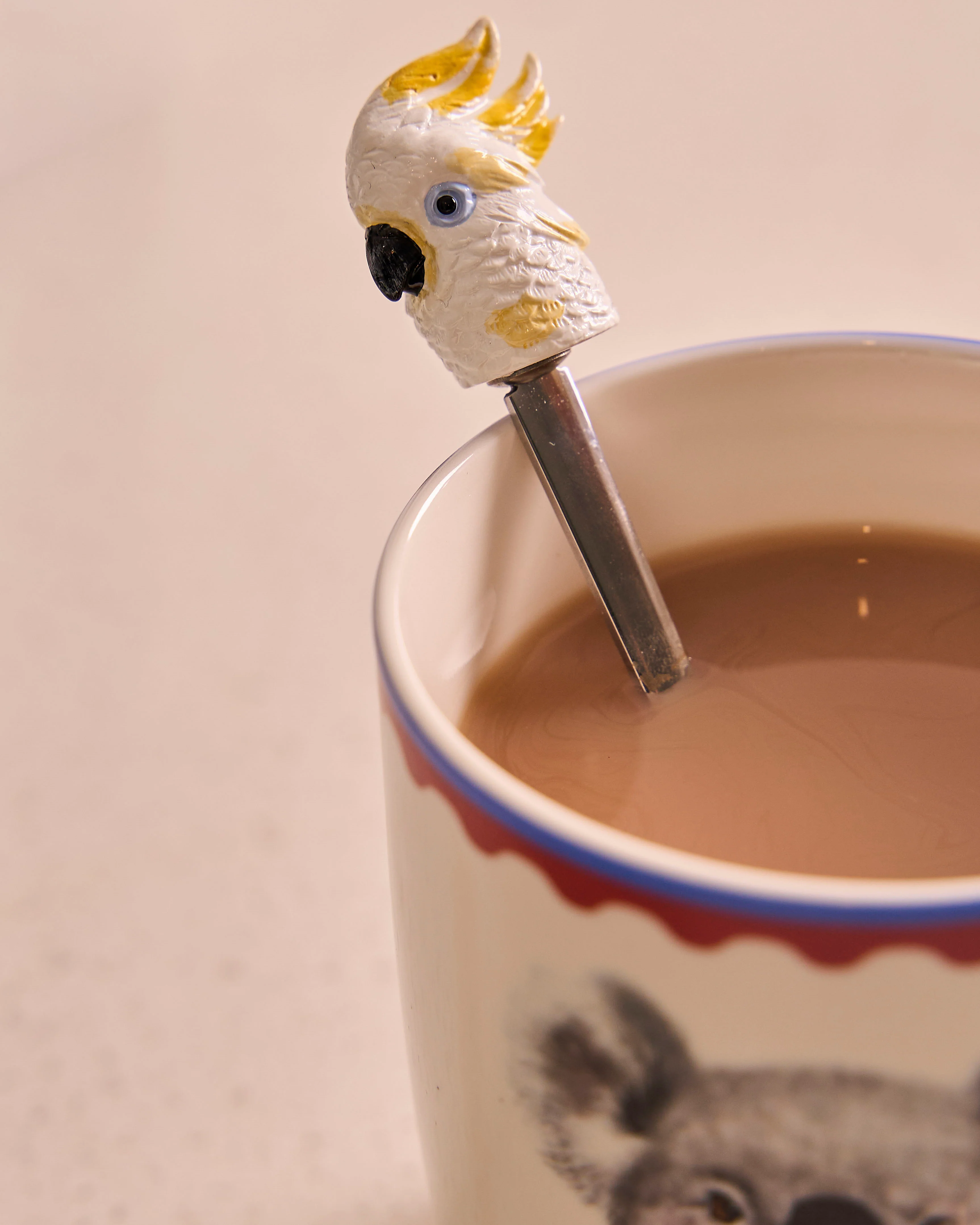 Resin Spoons Aussie Cuties Koala & White Cockatoo - Image 2