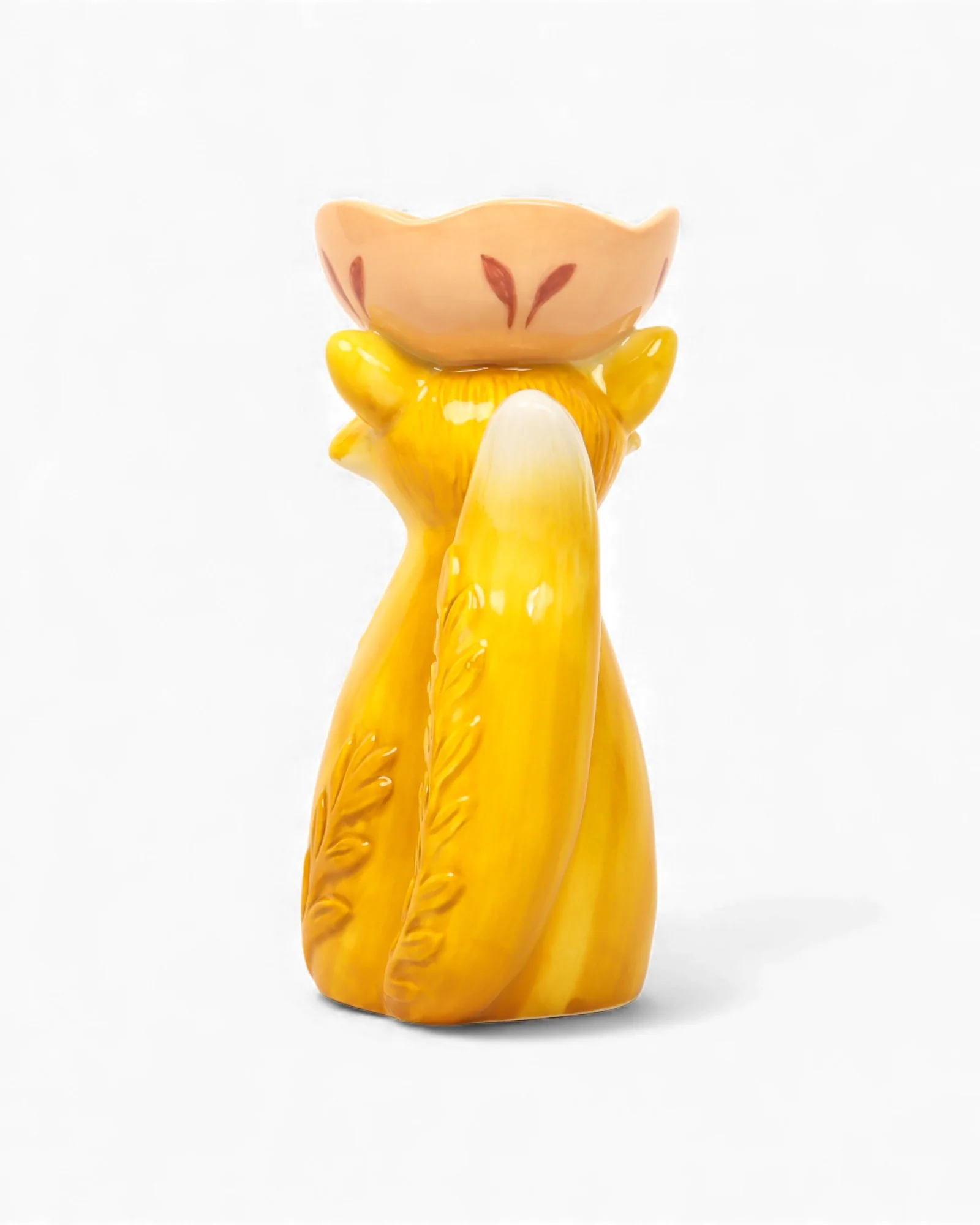 Retro Folk Stoneware Foxy Vase - Image 5