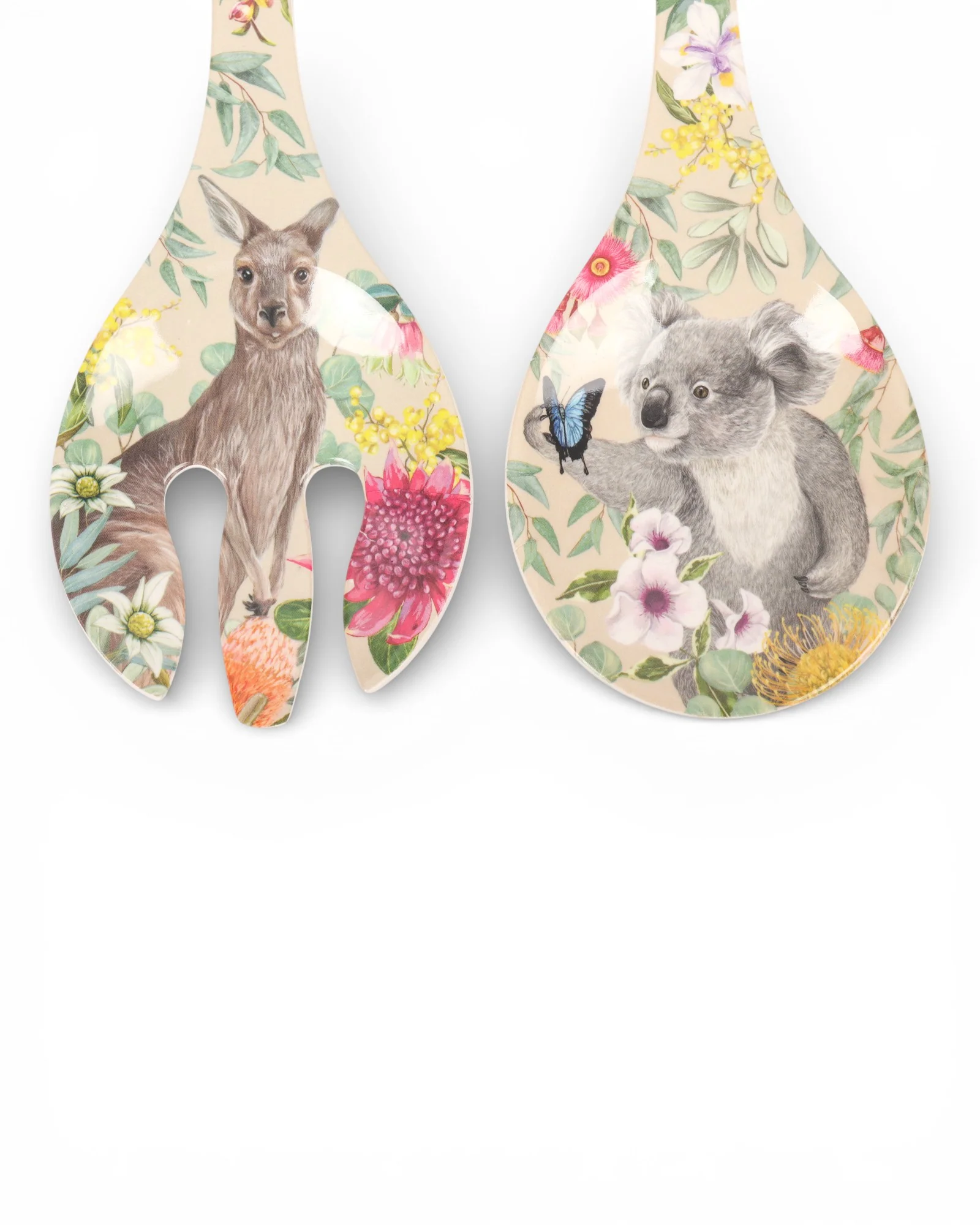Salad Servers Bush Beauties - Image 3