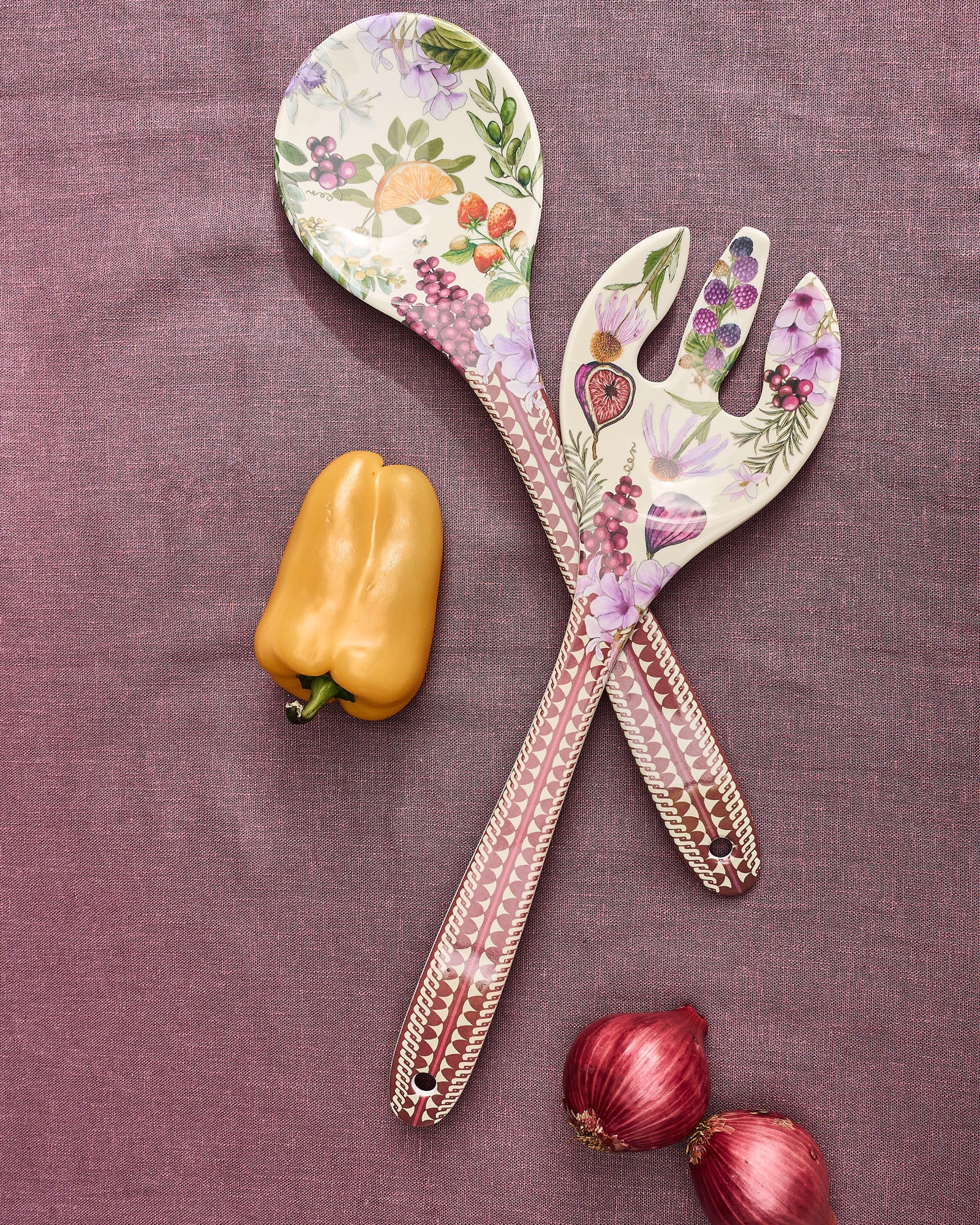 Salad Servers Vineyard Visions - Image 2