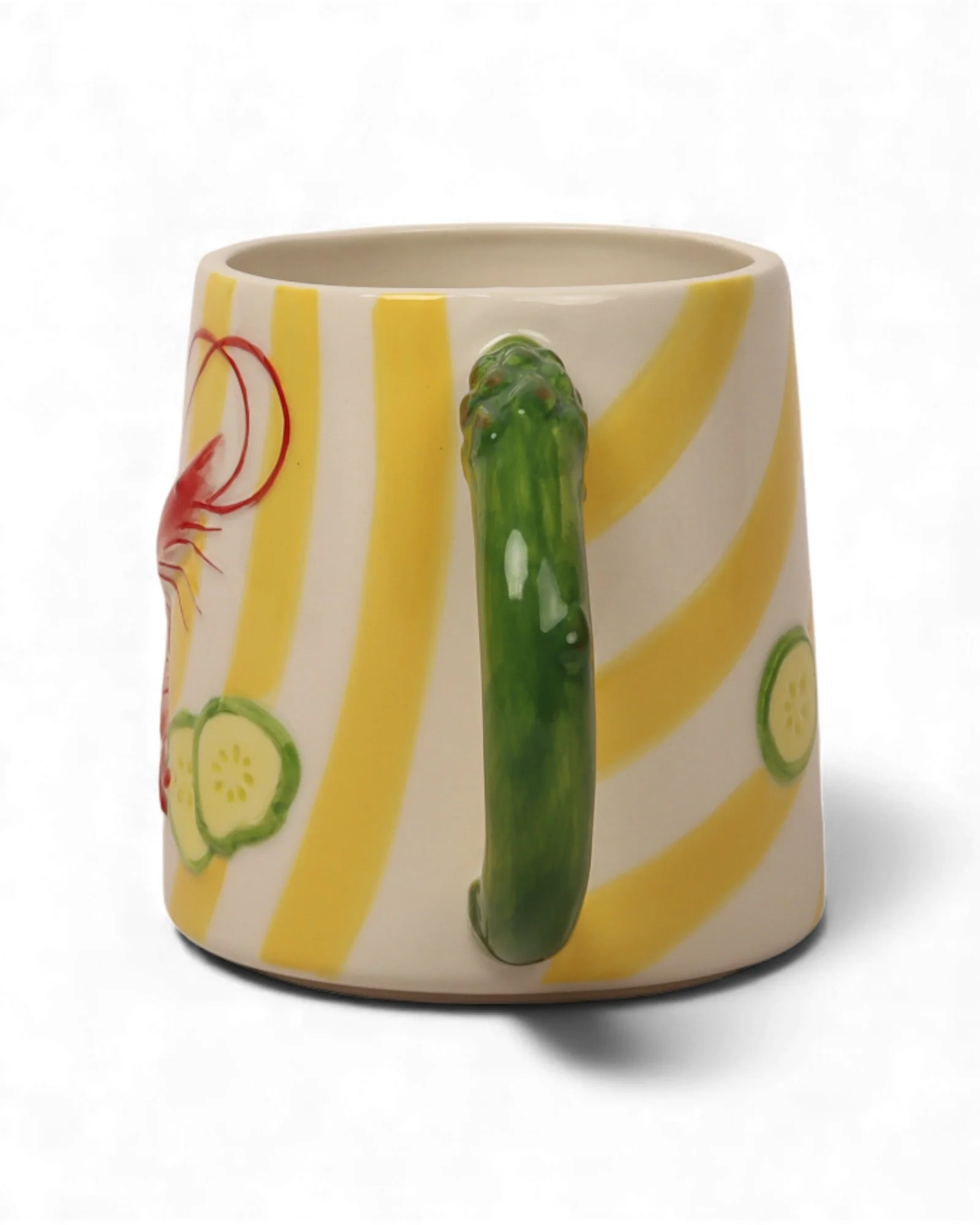 Seaview Stoneware Asparagus Mug - Image 3