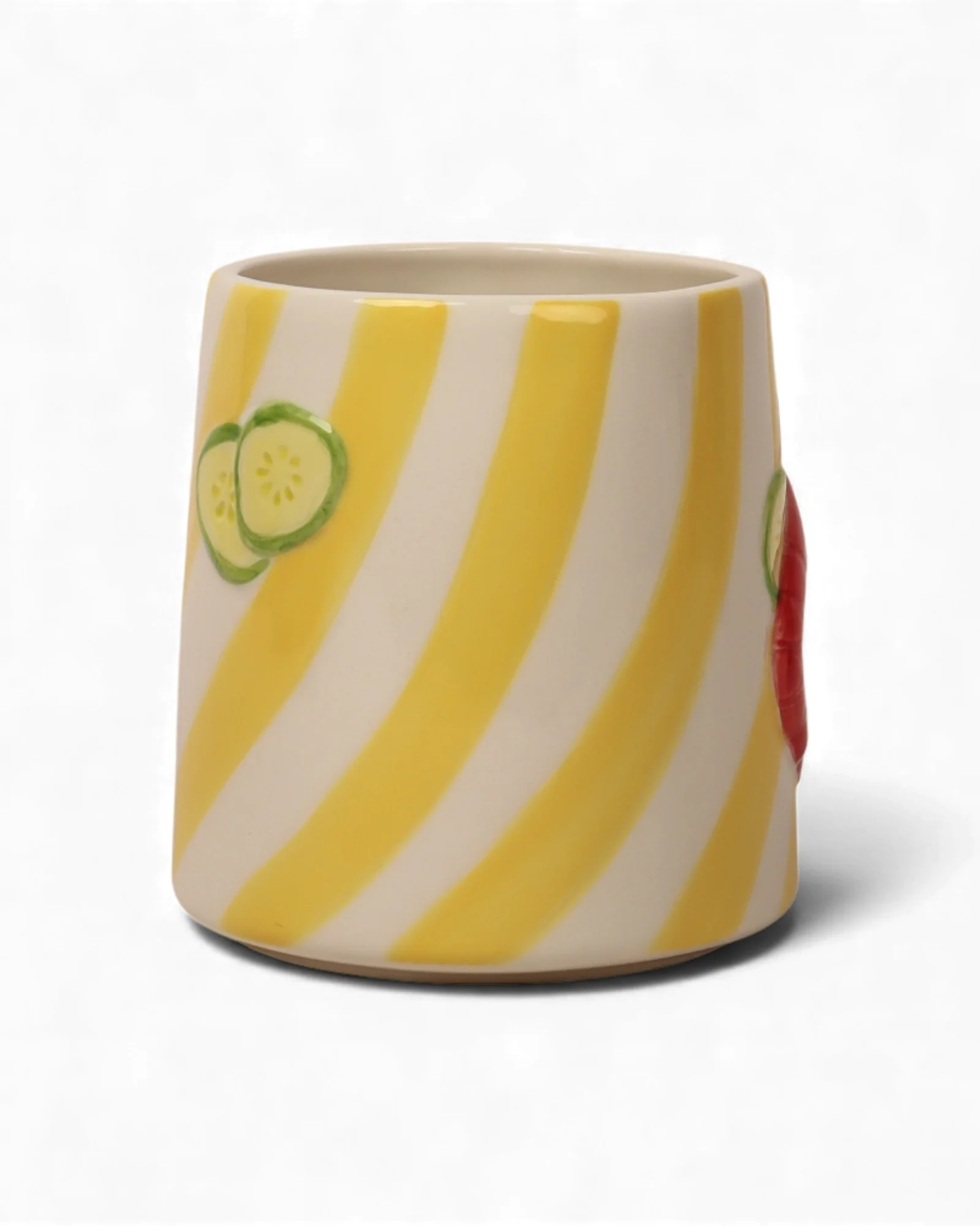 Seaview Stoneware Asparagus Mug - Image 4
