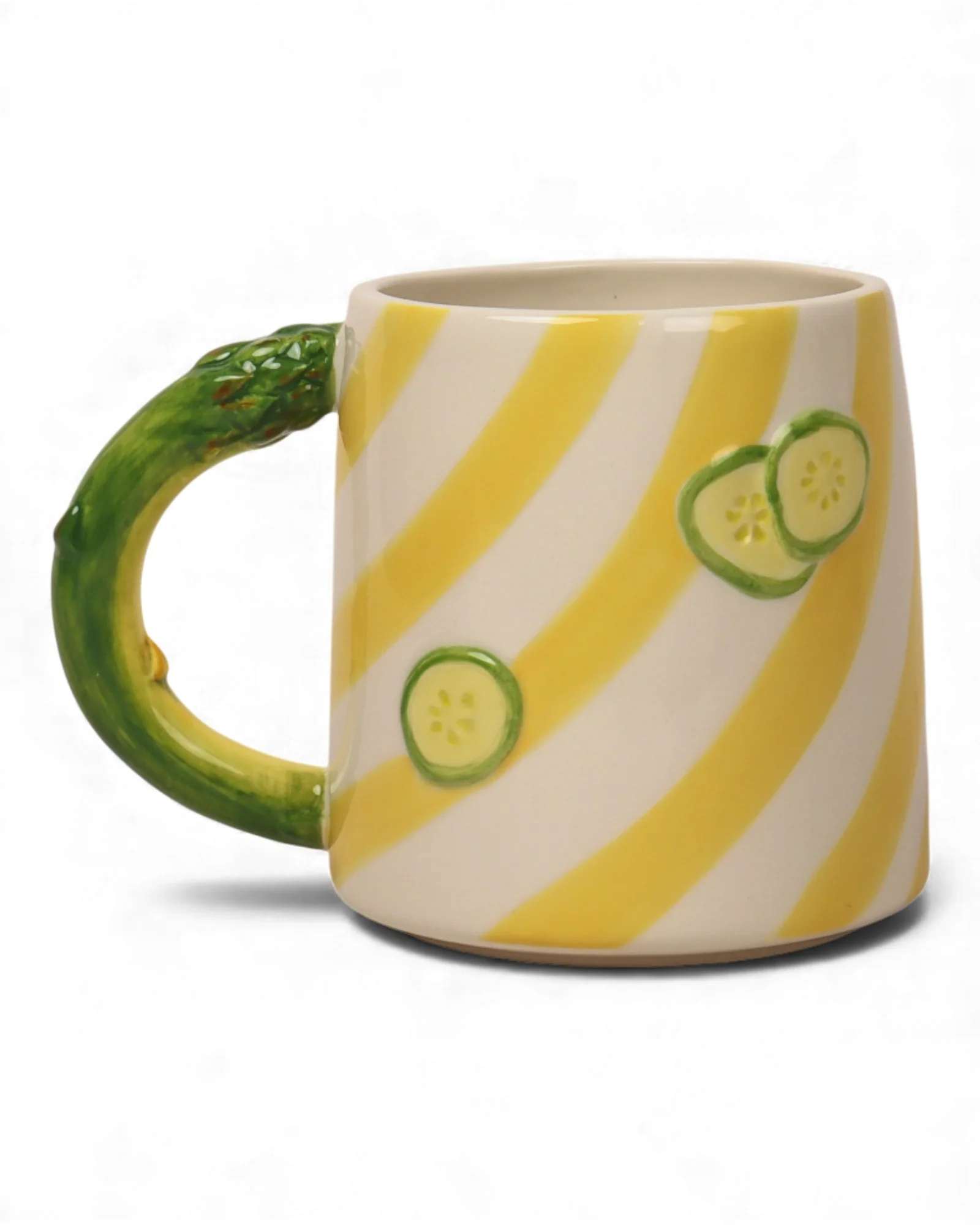 Seaview Stoneware Asparagus Mug - Image 5