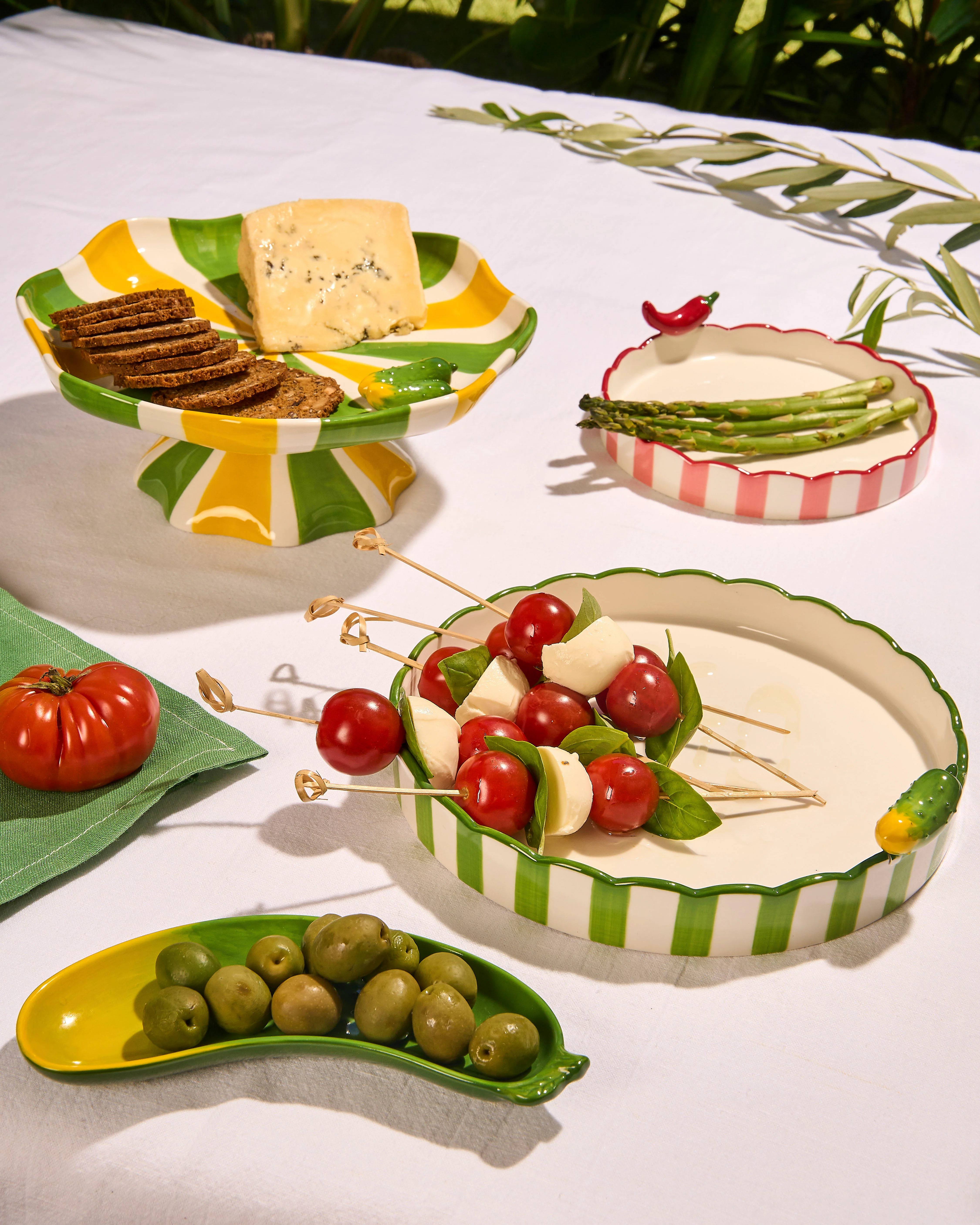 Seaview Stoneware Dill Platter - Image 3