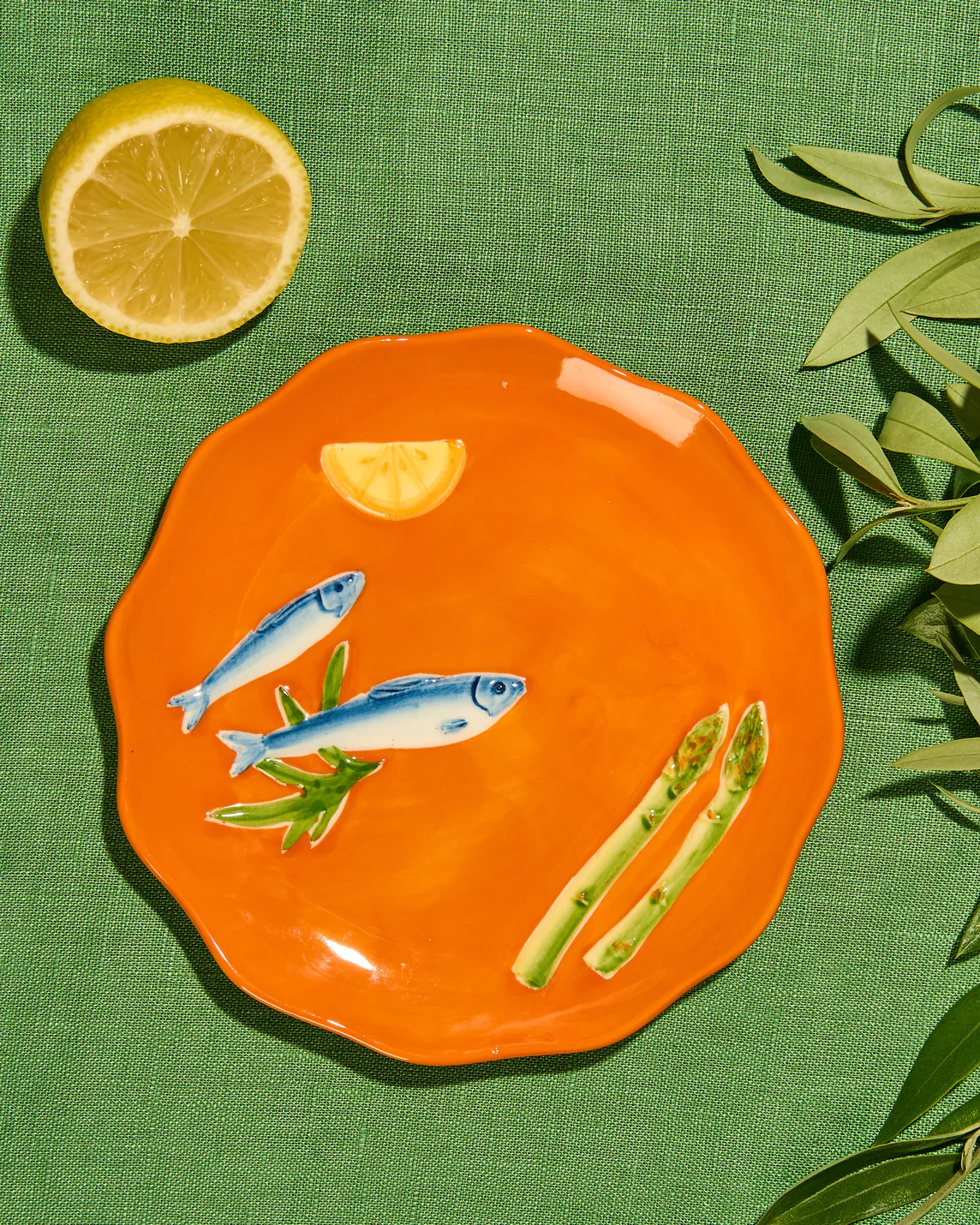Seaview Stoneware Sardines Plate - Image 2