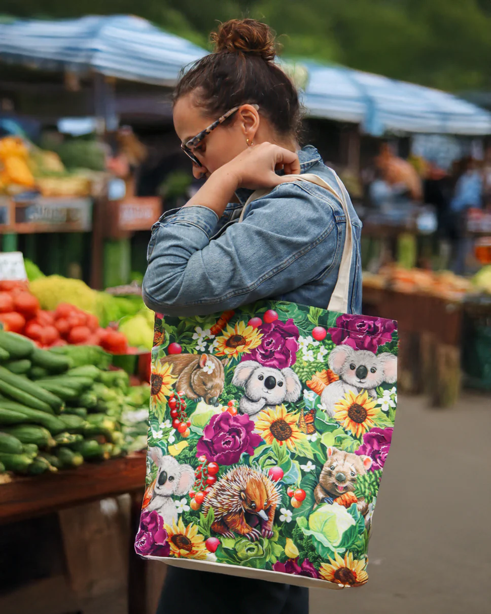 Shopping Tote Garden Giggles - Image 3