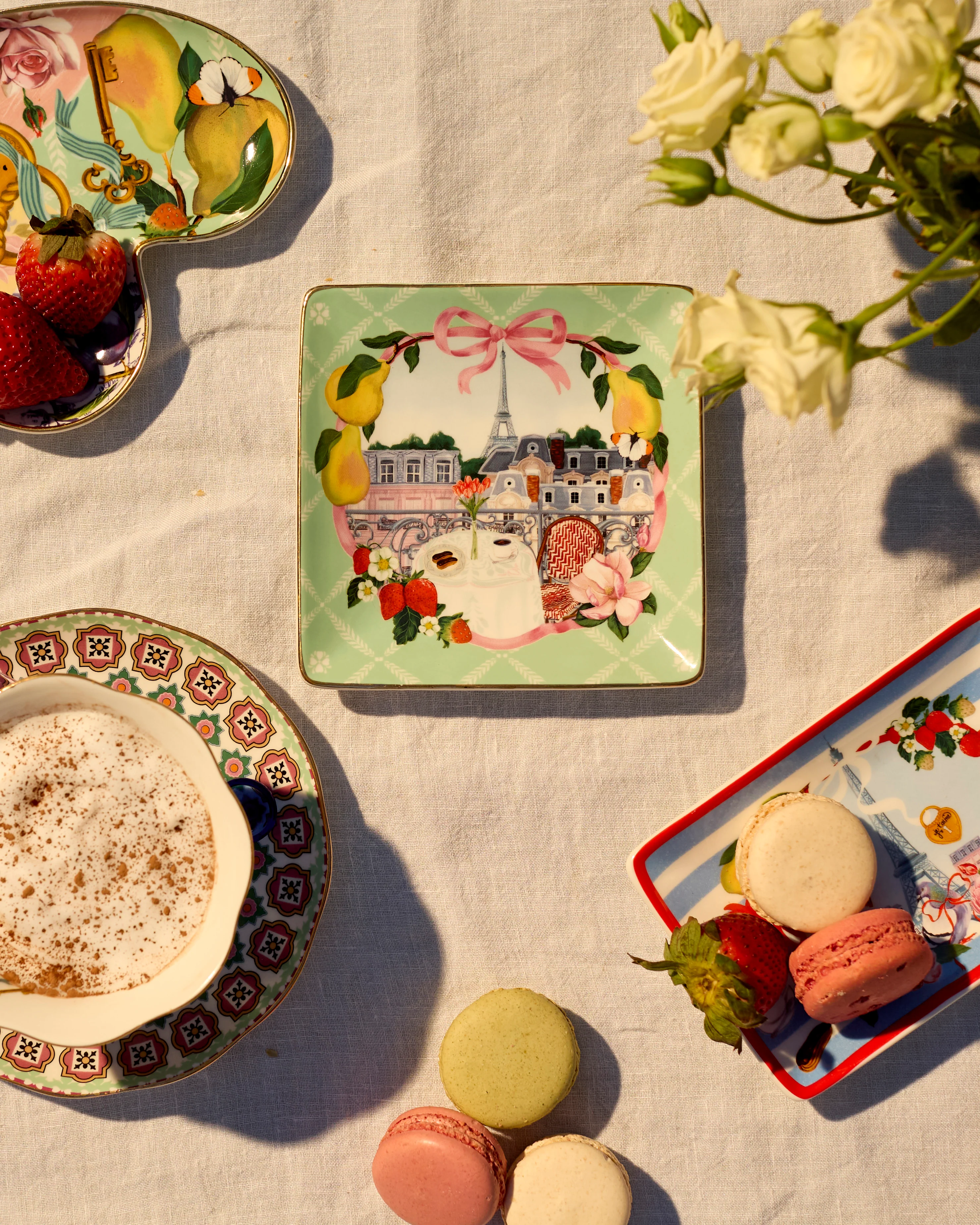 Square Trinket Tray Je t'aime Paris - Image 2