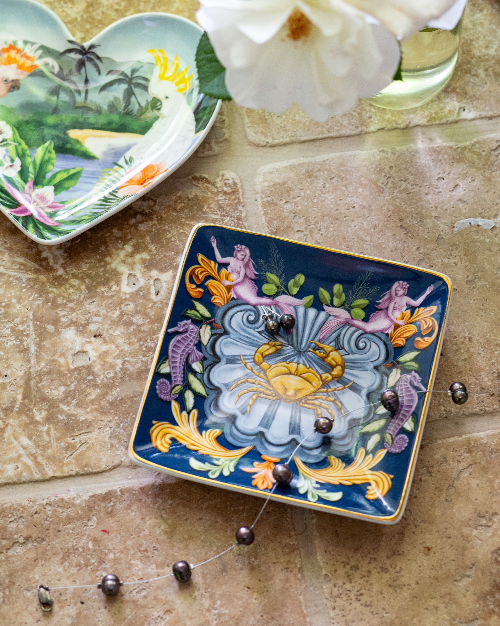 Square Trinket Tray Majestic Coast - Image 3