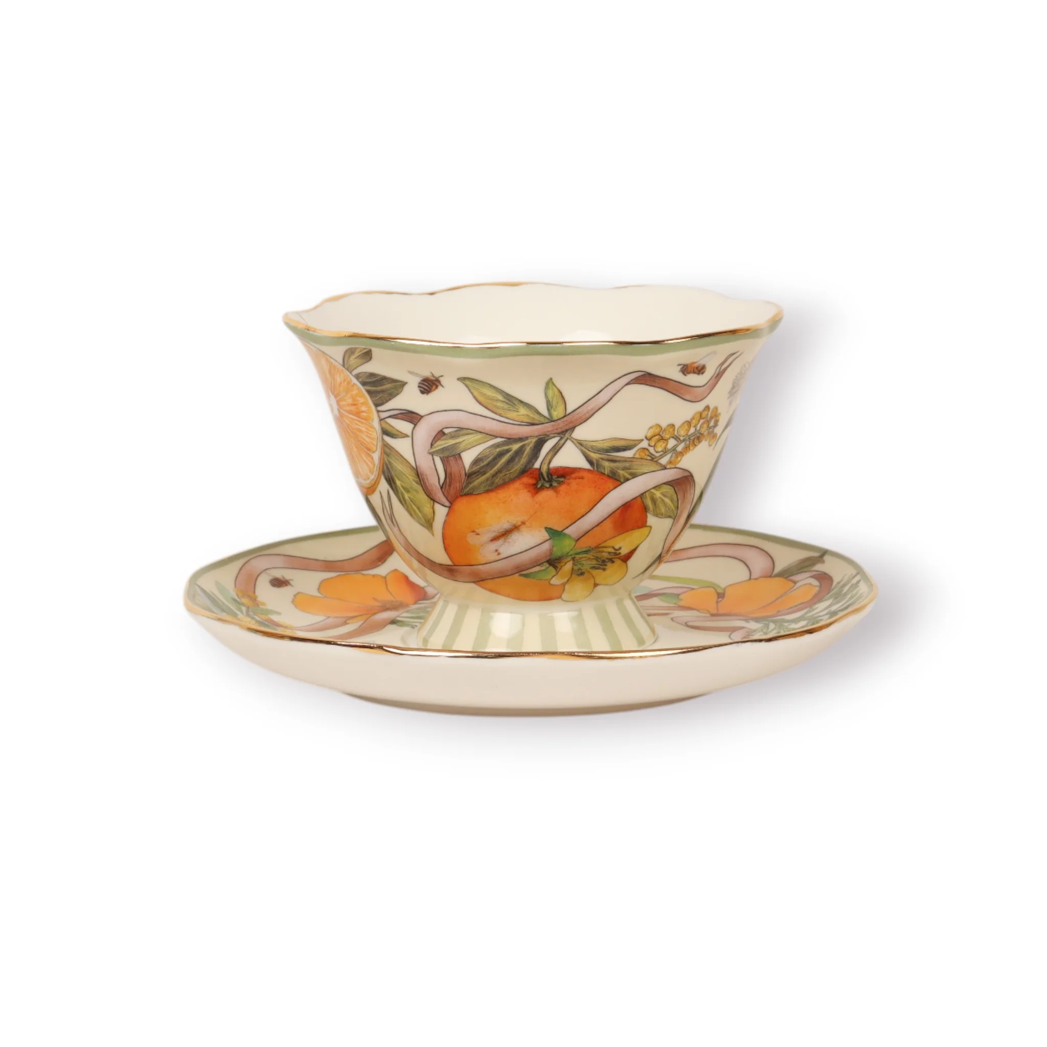 Tea Cup & Saucer Golden Hour - Image 7