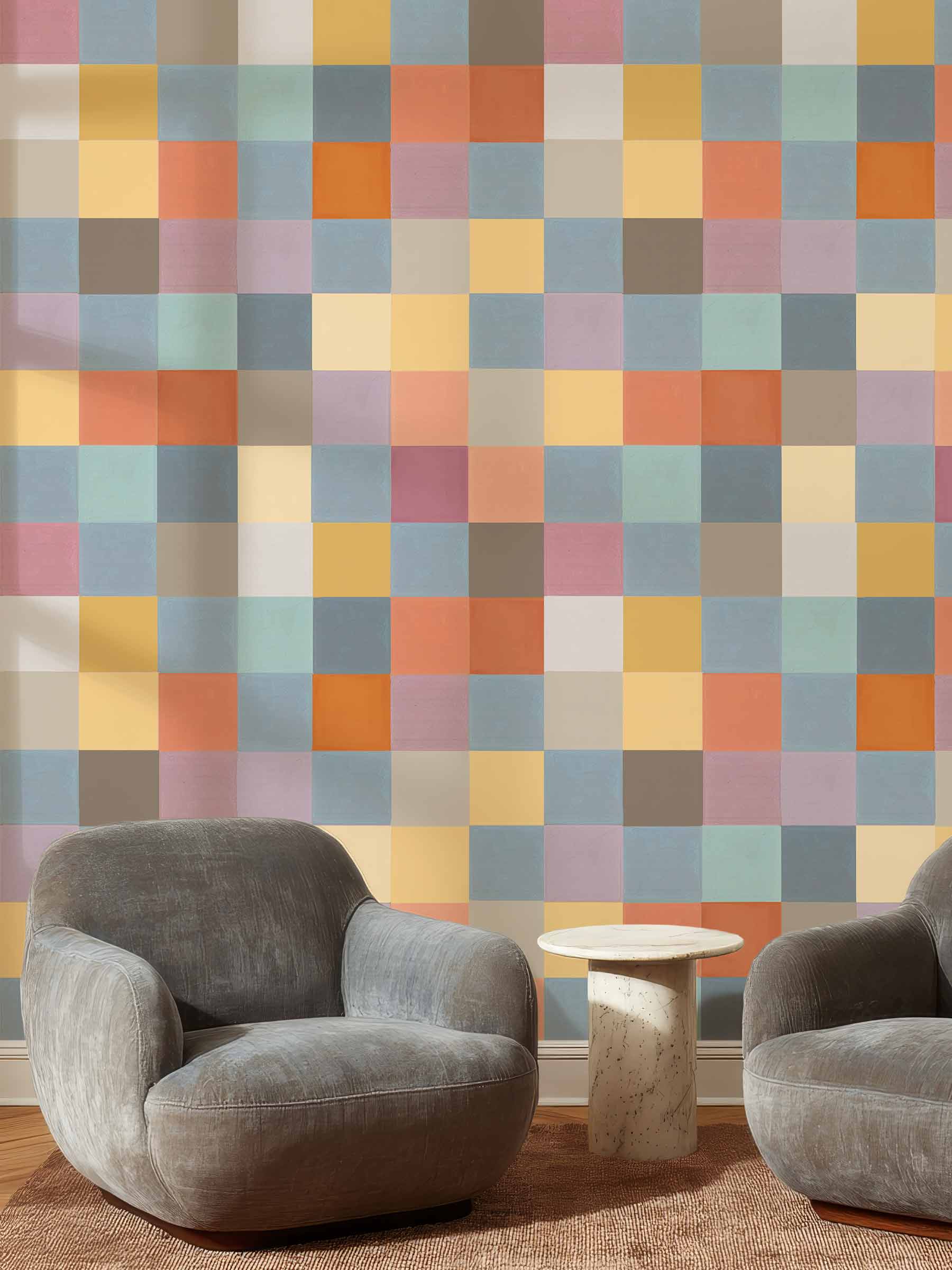 Wallpaper Backcountry Checked Pattern - Image 5